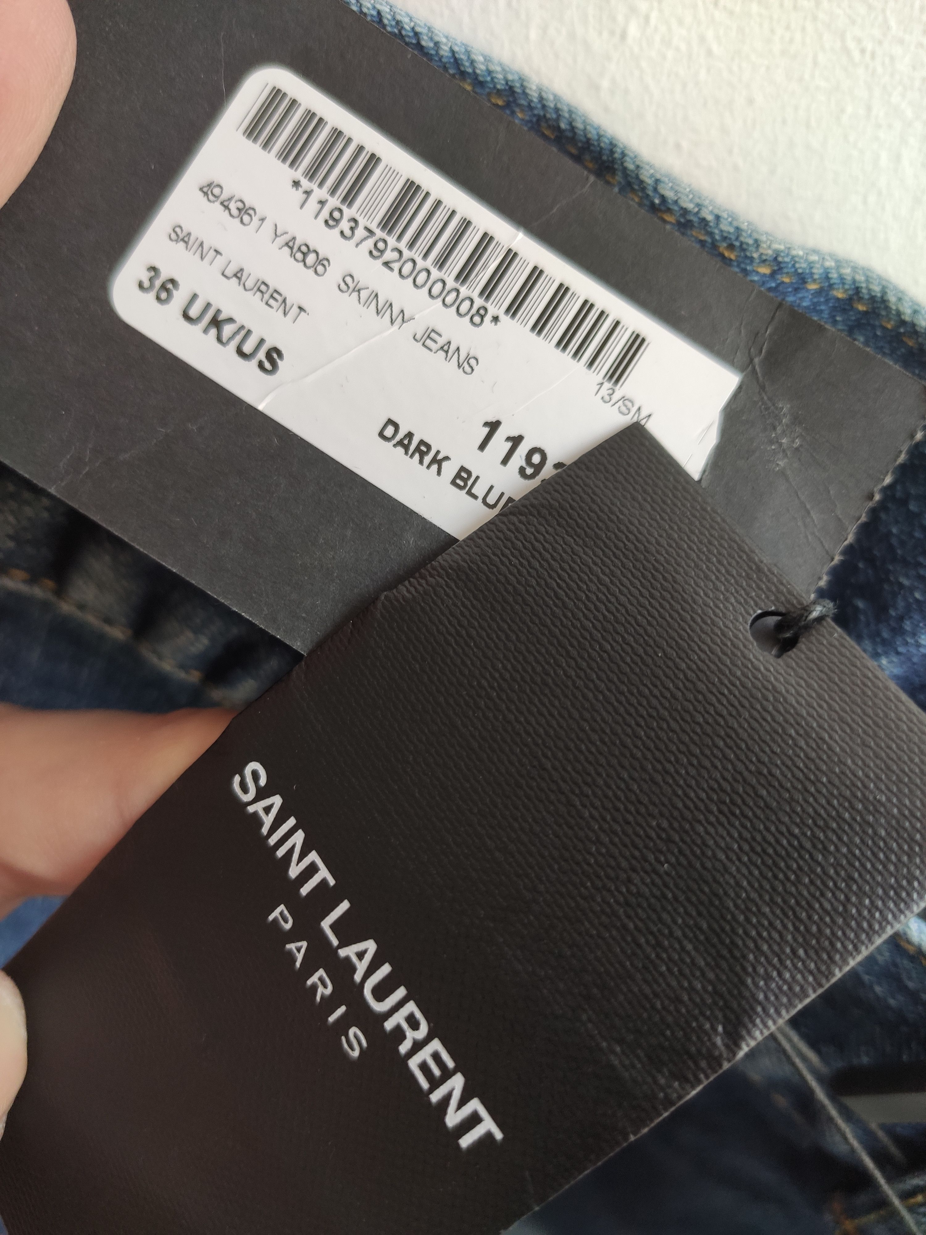 Saint Laurent Paris SAINT LAURENT jeans 36 BNWT Size US 36 / EU 52 - 5 Thumbnail