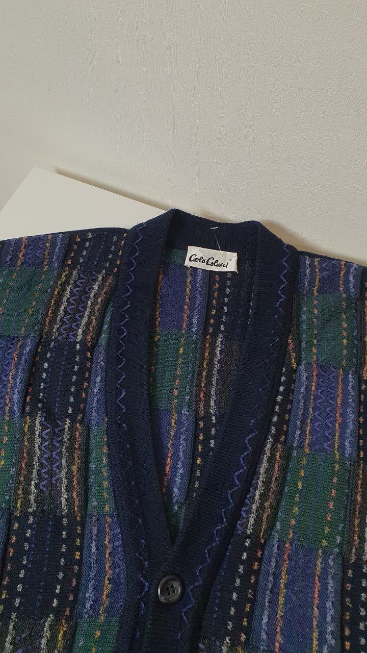 Carlo Colucci Vintage Sweater Carlo Colucci Cosby Retro 90s Pullover Size US XXL / EU 58 / 5 - 2 Thumbnail