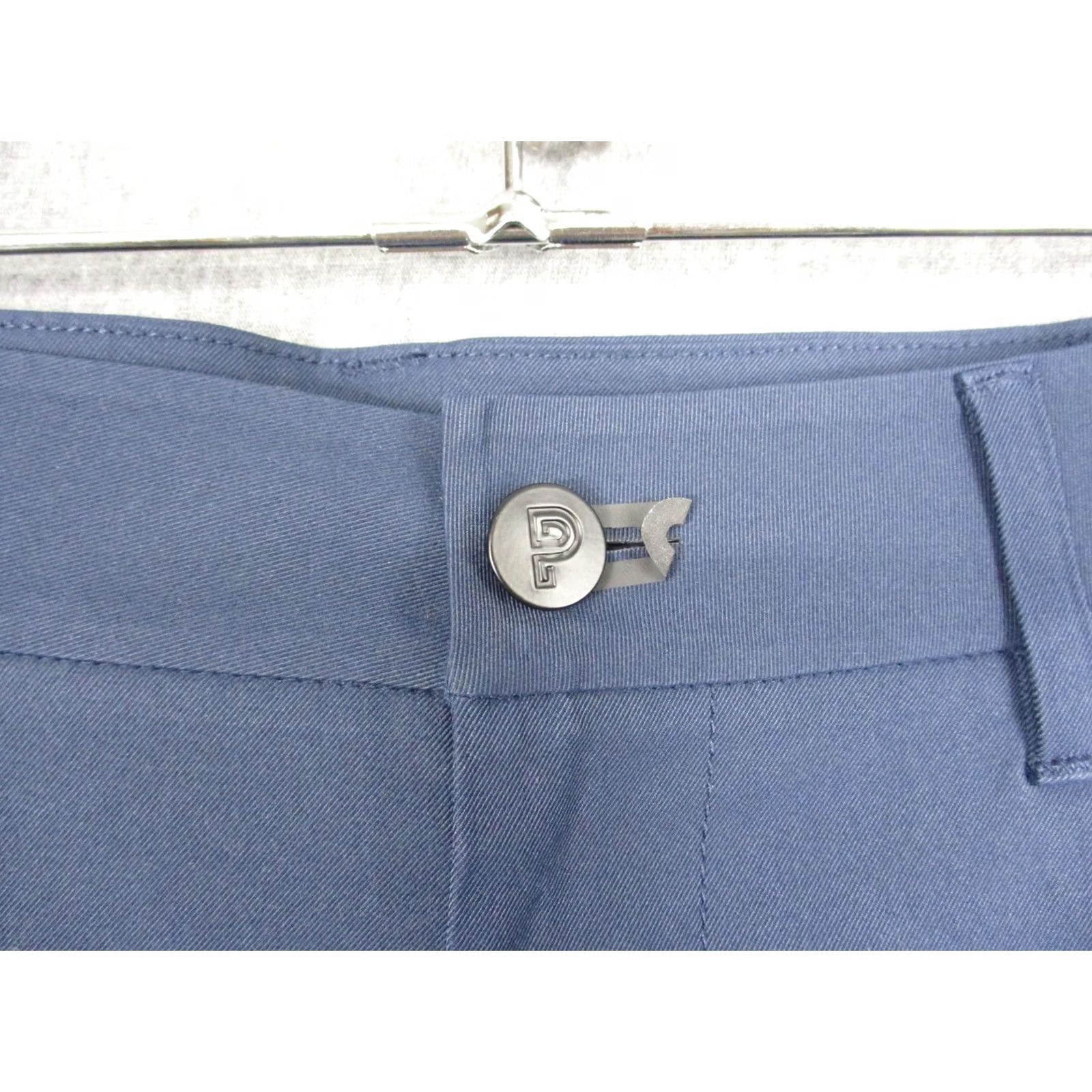 Vintage Public Rec Pants Mens 33x30 Blue Chino 5 Pocket Tapered Microfiber Casual Travel Shirt/Bottom? Size US 33 - 3 Thumbnail