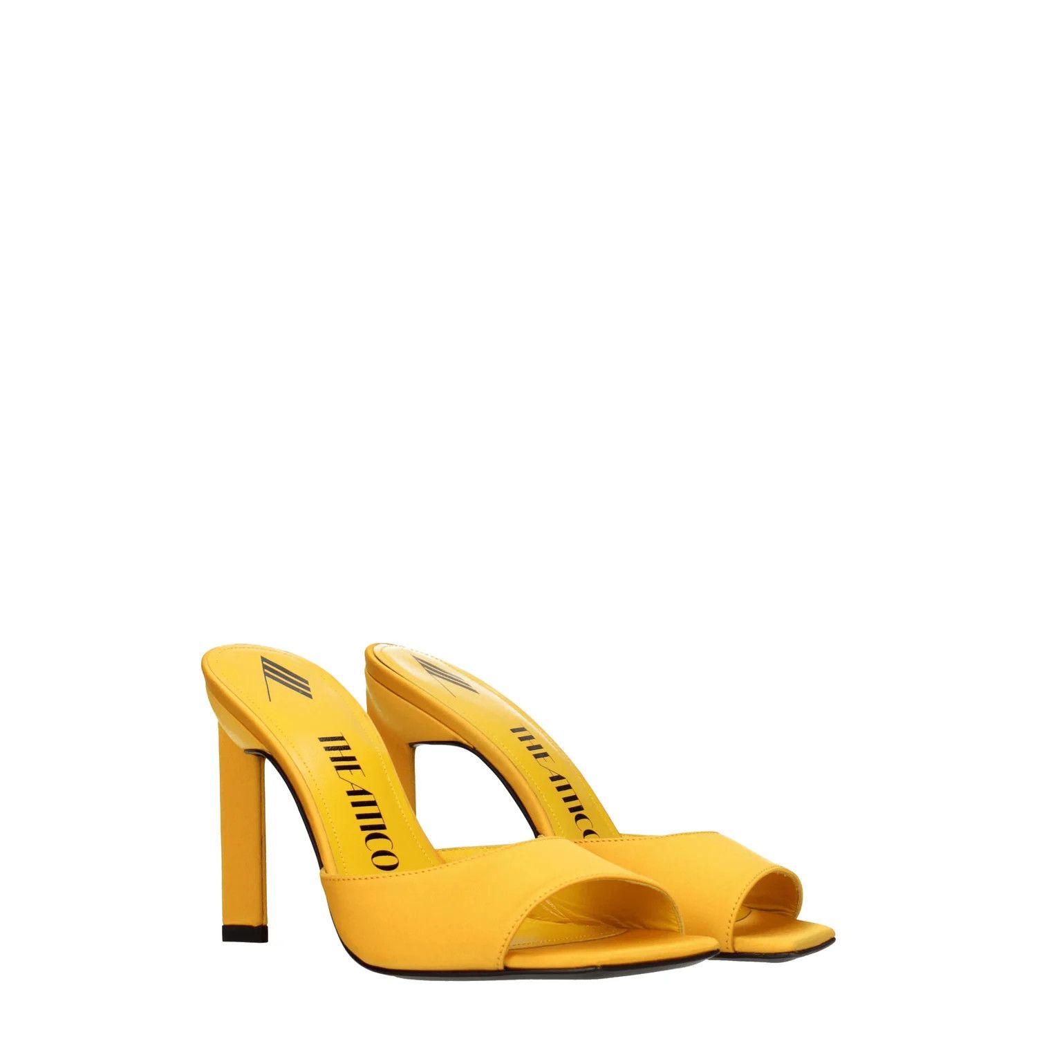 The Attico ob1o1e1224 Satin Sandals in Orange/Pumpkin Size US 8 / IT 38 - 2 Thumbnail