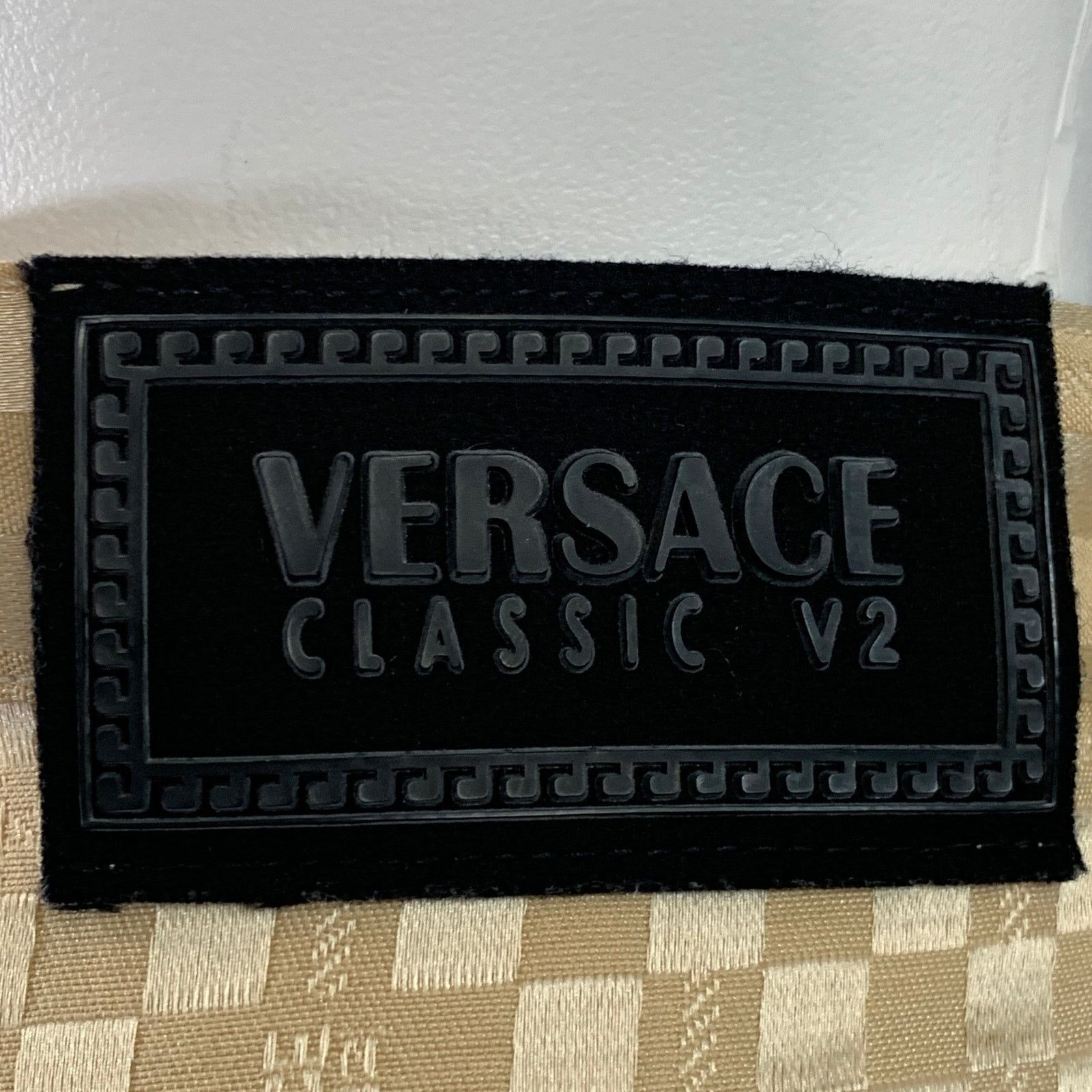 Versace V2 by VERSACE Beige Checkered Jean Cut Casual Pants Size 28" / US 6 / IT 42 - 4 Thumbnail
