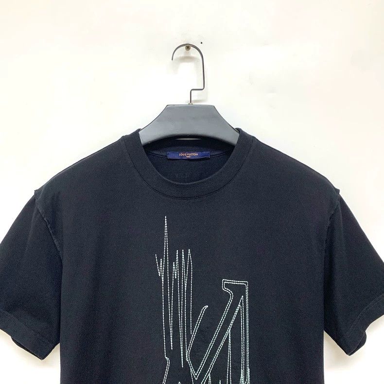 Louis Vuitton Louis Vuitton Black short-sleeved T-shirt Size US XS / EU 42 / 0 - 3 Thumbnail