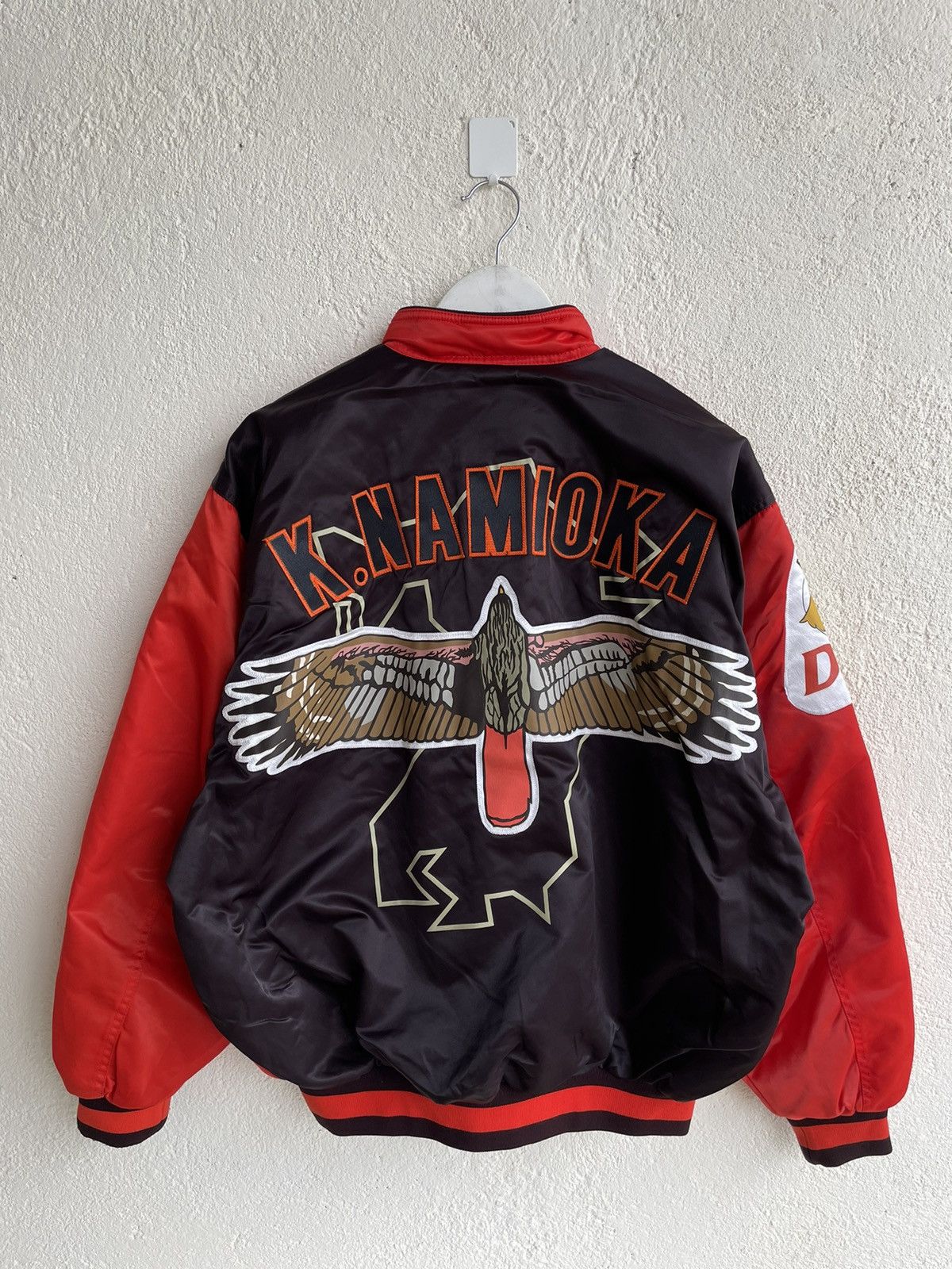 NFL 90s Hawks bomber jacket big embroiderry logo Size US XL / EU 56 / 4 - 1 Thumbnail