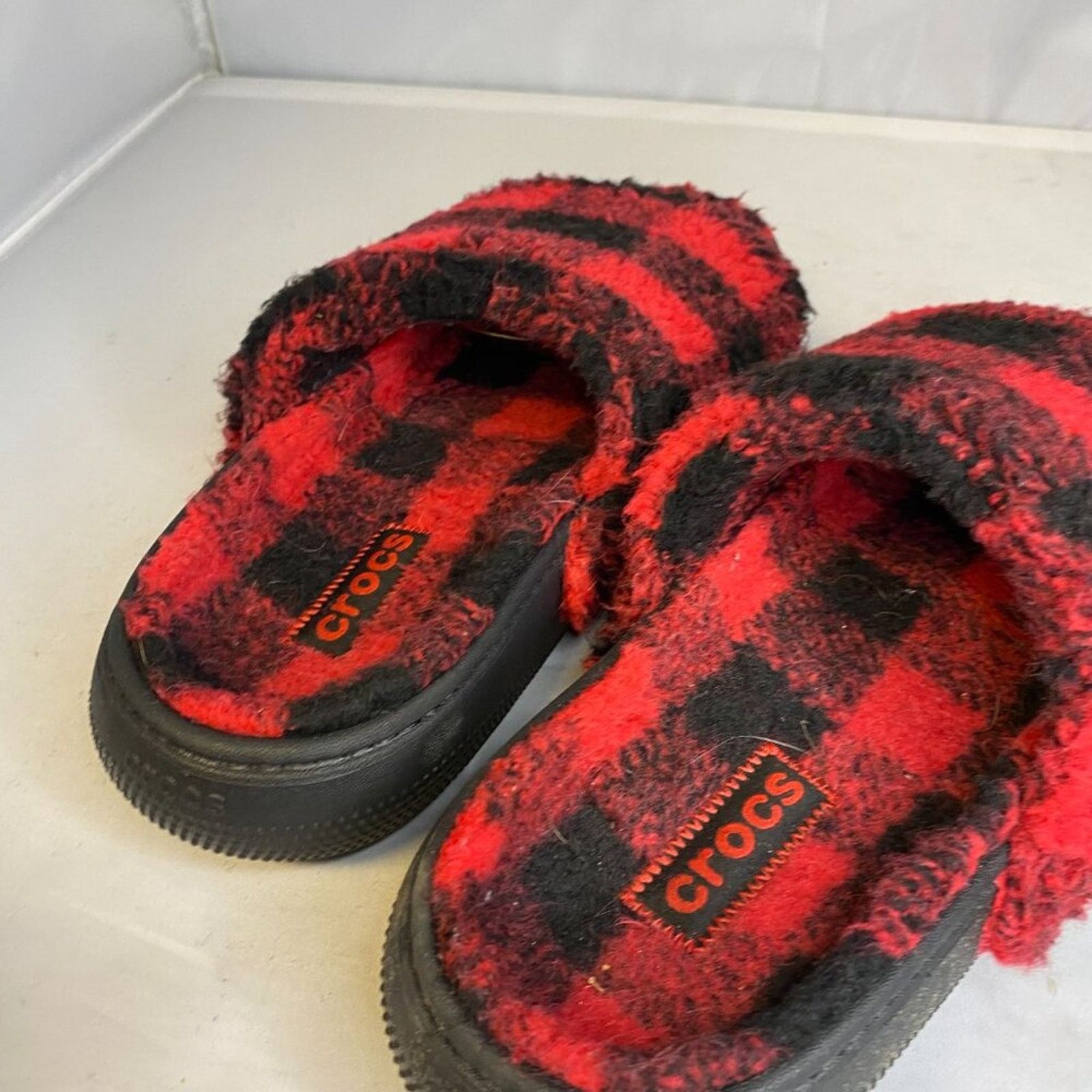 Crocs Crocs Classic Buffalo Check Slide Slipper Size US 9 / IT 39 - 2 Thumbnail