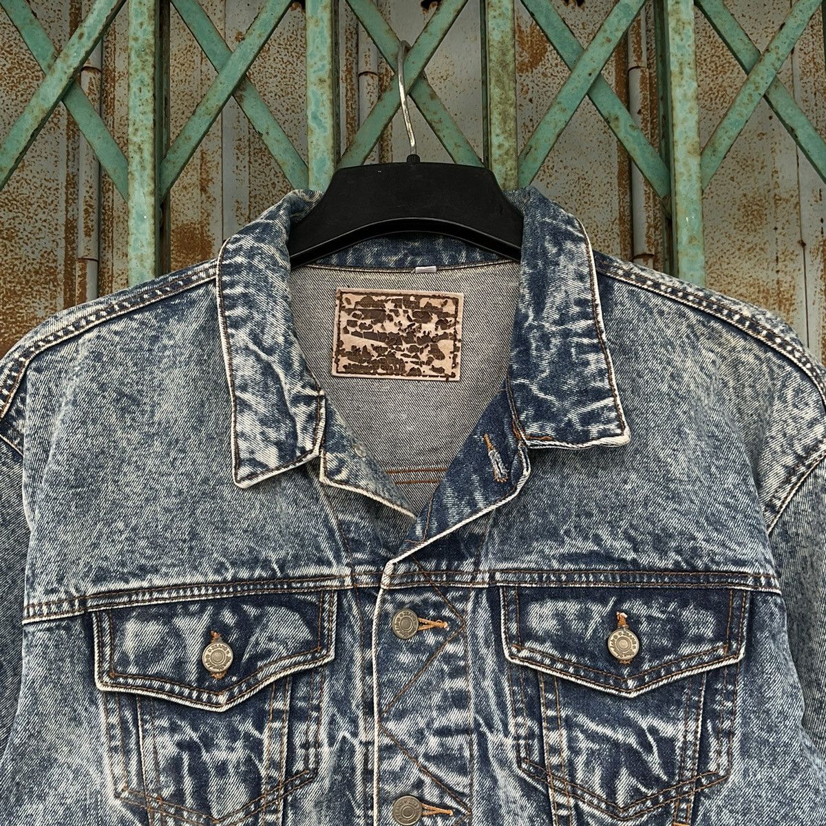 Vintage Vintage Denim Jean Jacket Distressed Size US S / EU 44-46 / 1 - 3 Thumbnail