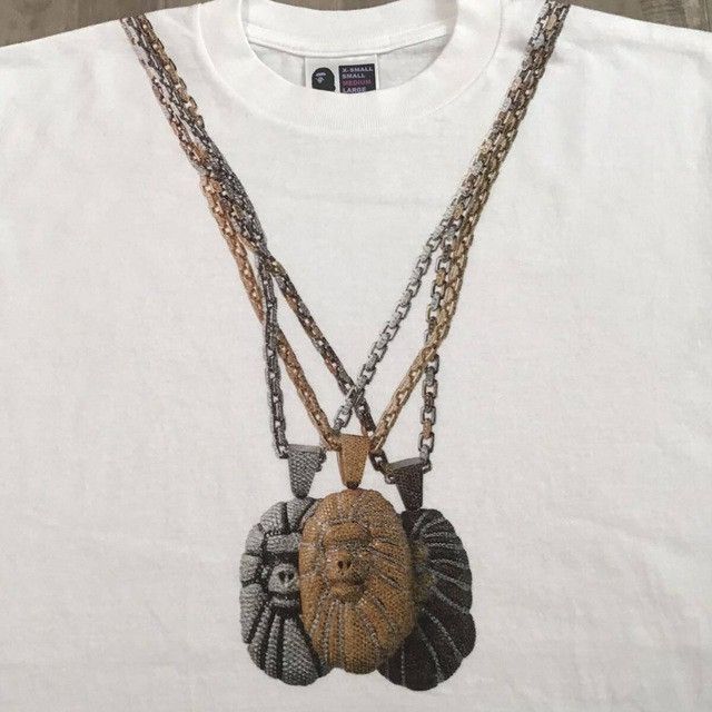 Bape × Nigo BAPE ★NFS exclusive★ Jacob necklace T-shirt Size US M / EU 48-50 / 2 - 2 Thumbnail
