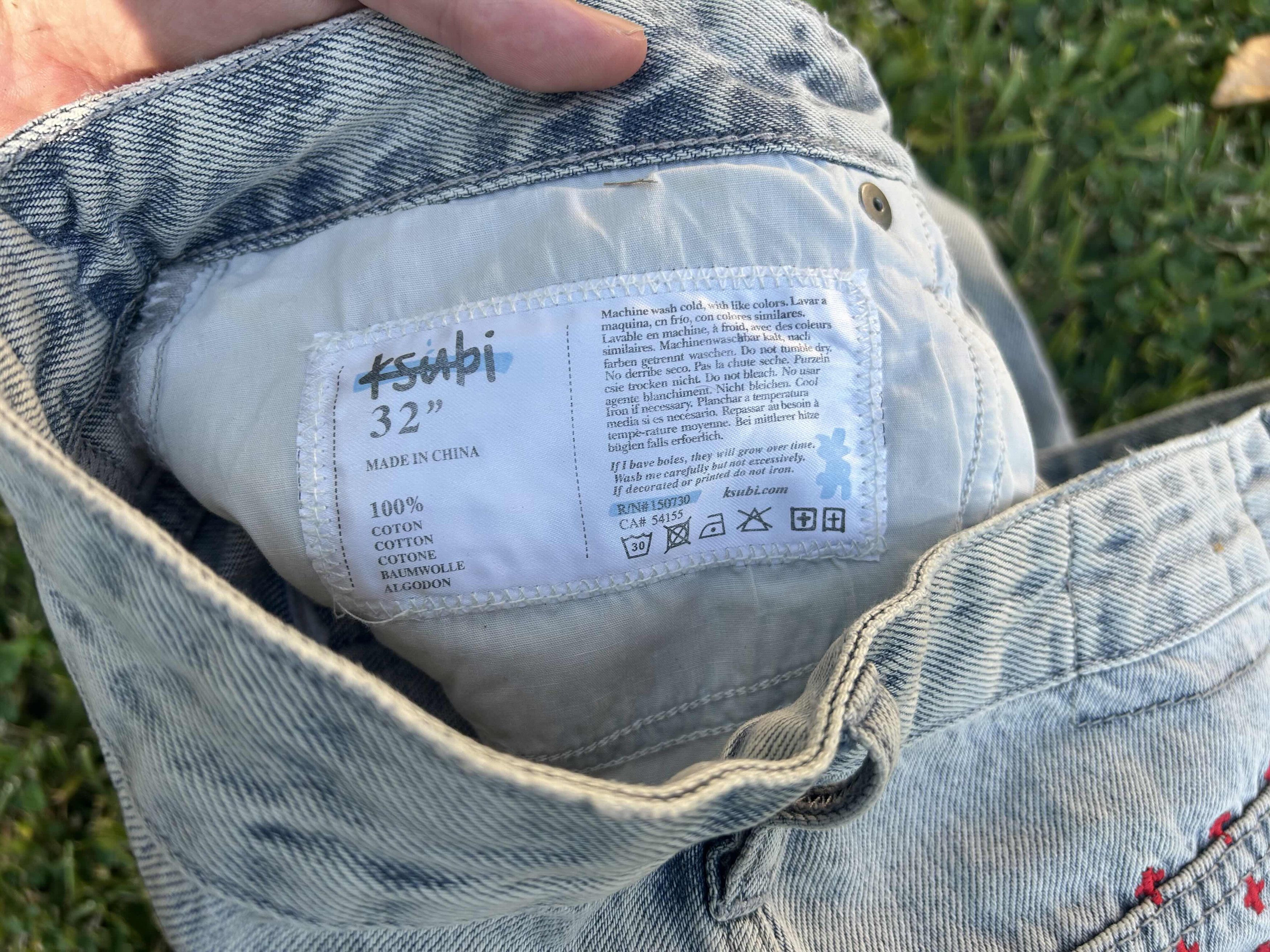 Ksubi Ksubi embroidered denim (with free bag) Size US 32 / EU 48 - 5 Thumbnail