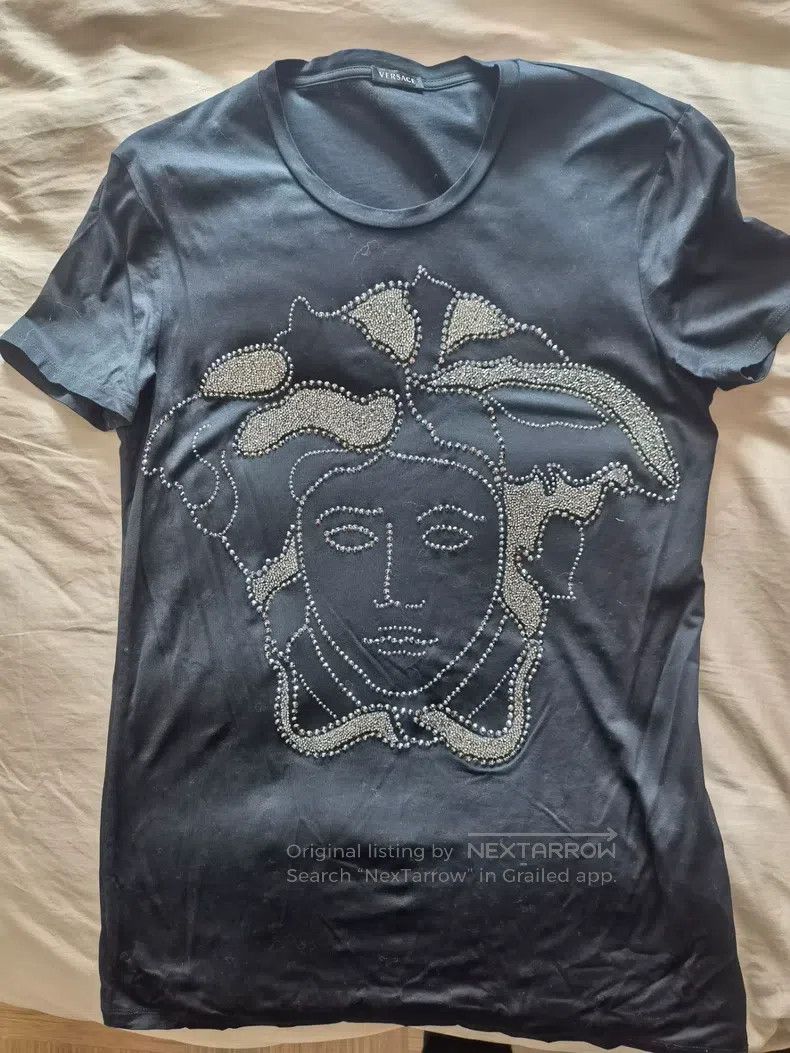 Versace Versace Black bright diamond T-shirt Size US XL / EU 56 / 4 - 1 Thumbnail