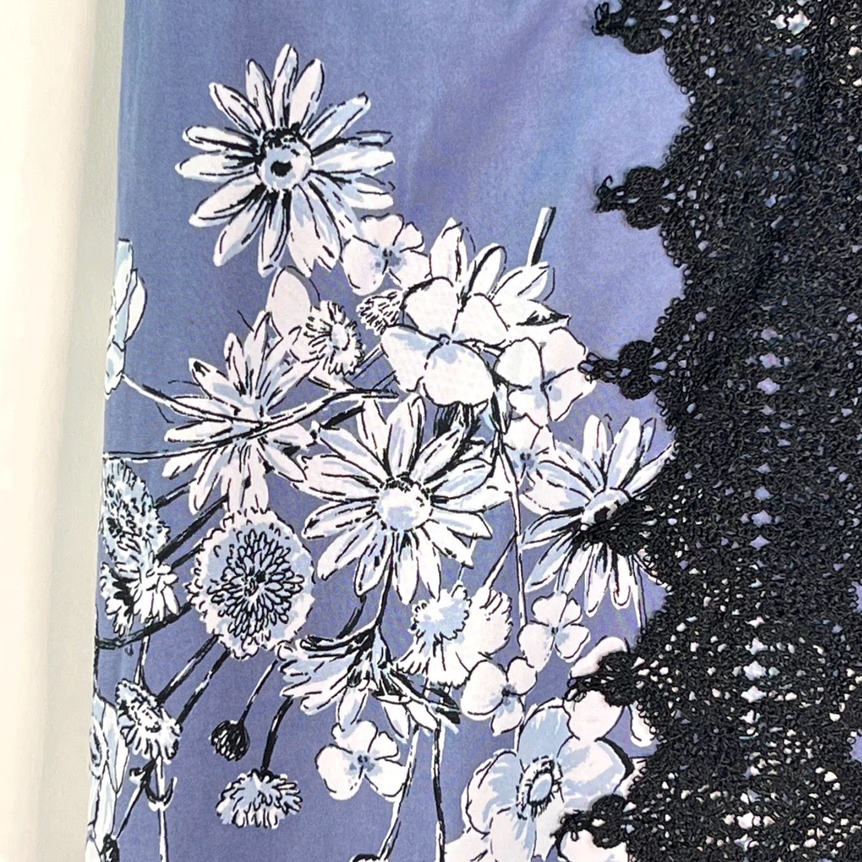Vintage Maurices Tank Women Blue Floral Split Neck Sleeveless Top M Size M / US 6-8 / IT 42-44 - 5 Thumbnail