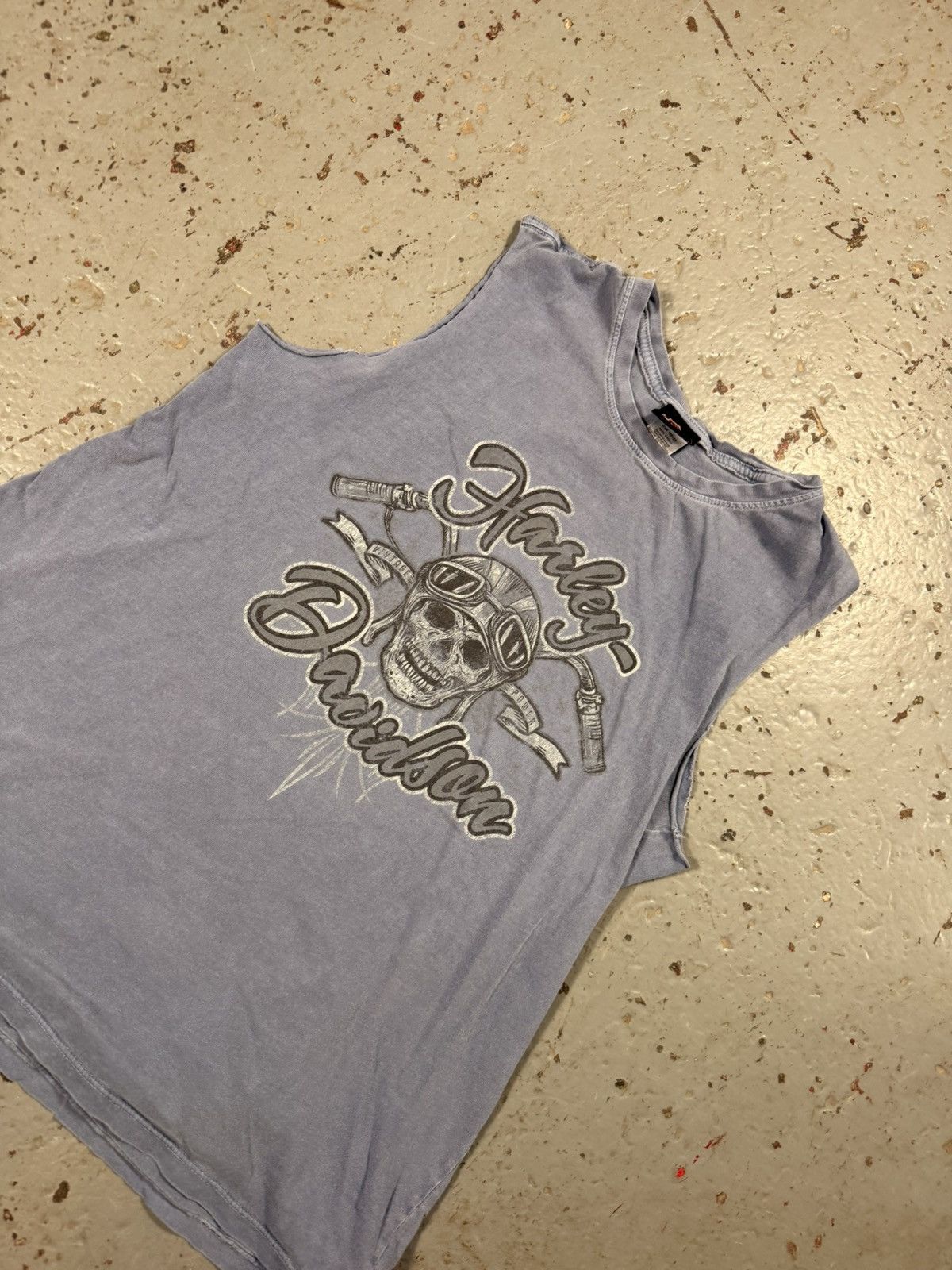 Harley Davidson Harley Davidson Cutoff Skull Tee Size US L / EU 52-54 / 3 - 3 Thumbnail