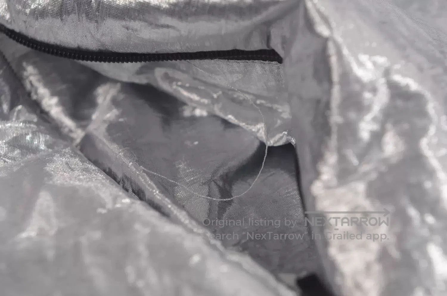 Fendi fendi silver down jacket with unique design. Size US M / EU 48-50 / 2 - 2 Thumbnail