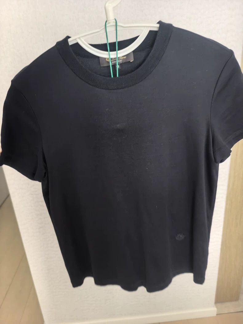 Loro Piana LORO PIANA 100% cotton T-shirt Size S / US 4 / IT 40 - 1 Thumbnail