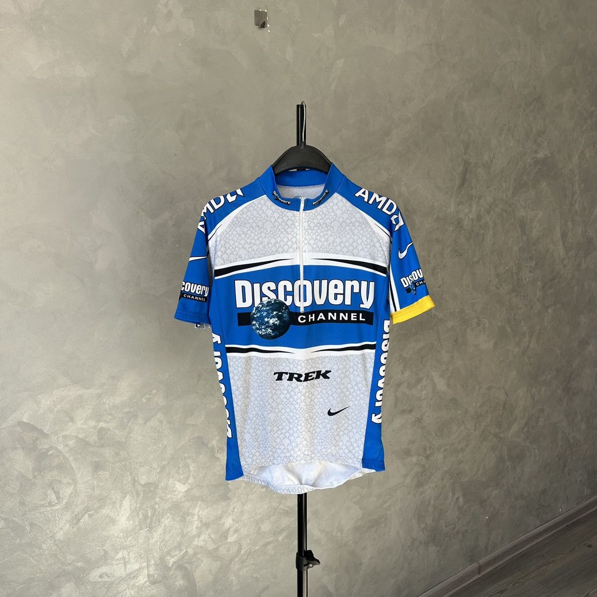 Nike Vintage Nike Team Discovery Channel Cycling Jersey Size US S / EU 44-46 / 1 - 1 Thumbnail