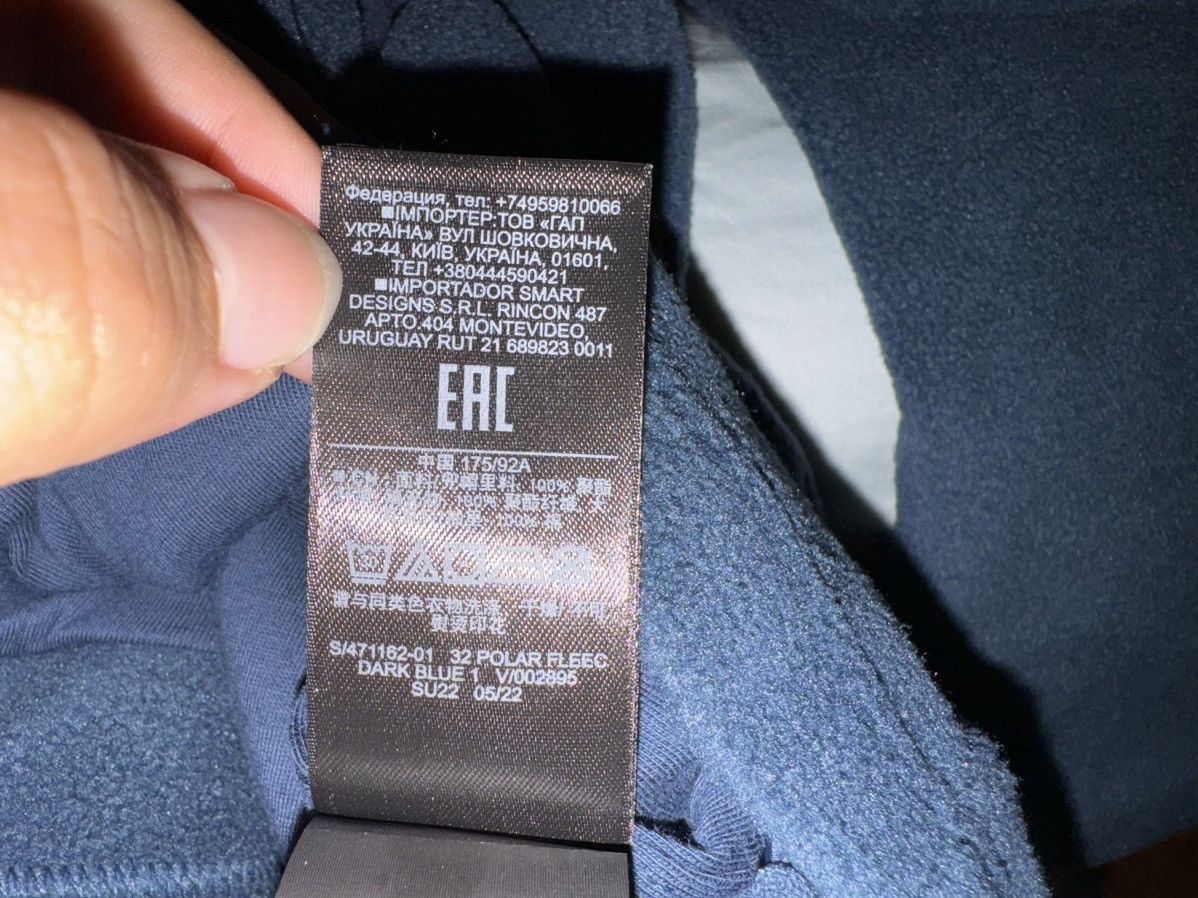 Balenciaga × Gap × Kanye West Yeezy Gap Polar Fleece Hoodie Navy Size Small Size US S / EU 44-46 / 1 - 21 Thumbnail