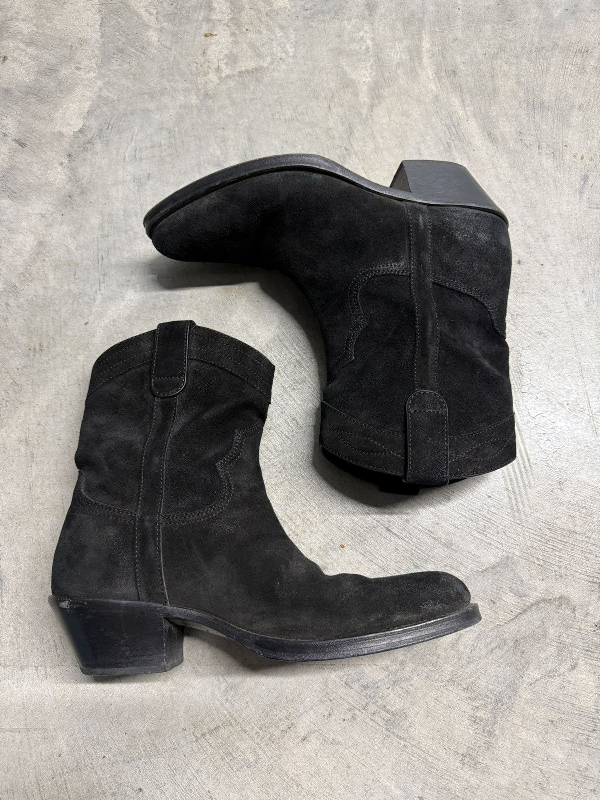 Saint Laurent Paris Saint Laurent Eastwood 45 Santiag Cowboy Boots Size US 12 / EU 45 - 3 Thumbnail