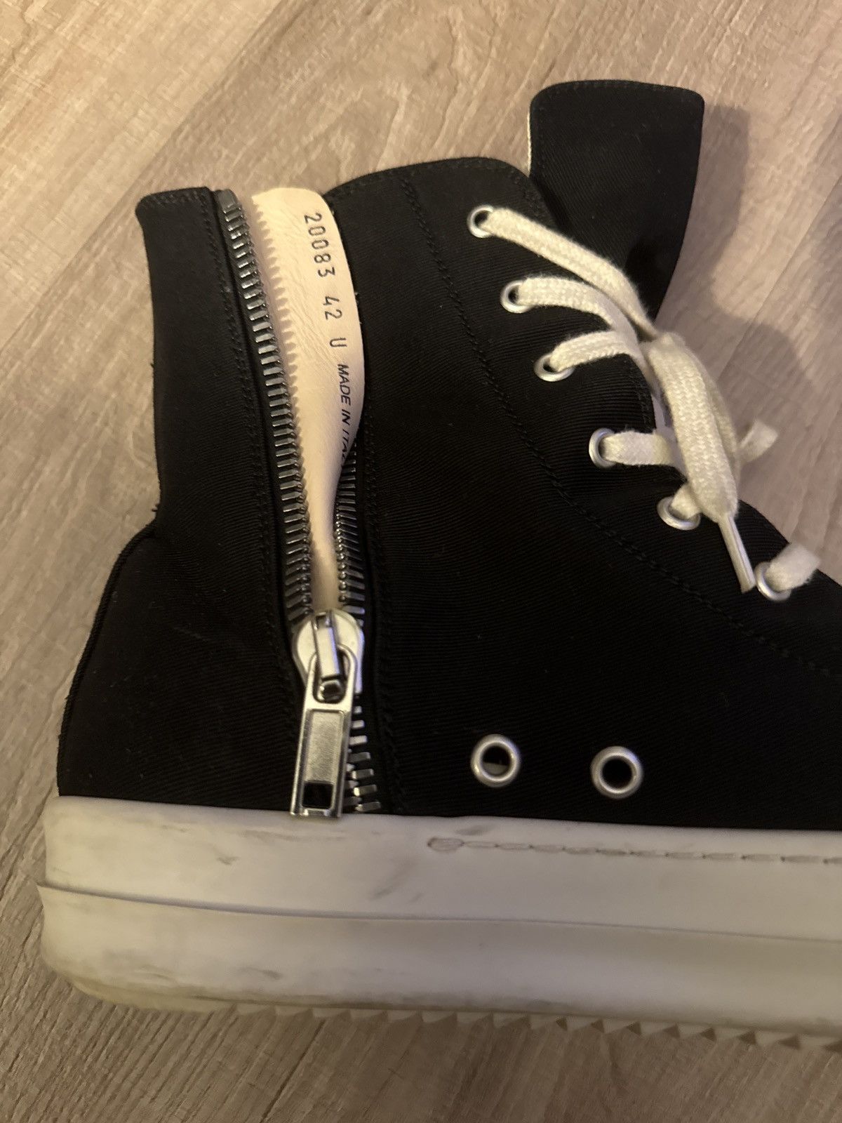 Rick Owens rick owens dark shadow ramones Size US 9.5 / EU 42-43 - 8 Thumbnail