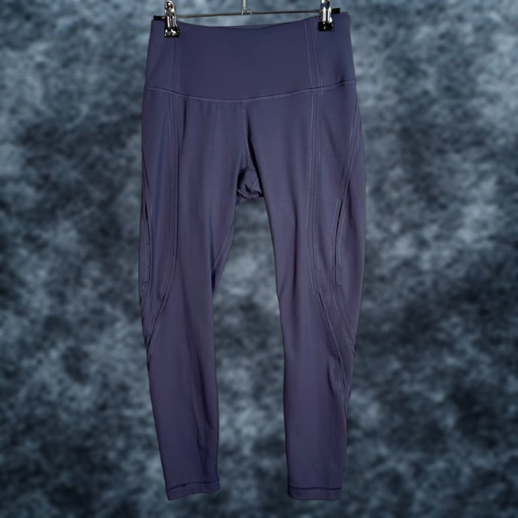 Vintage Yogalicious Womens High-Waist Leggings Small Purple Yoga Gym Athletic Size 28" / US 6 / IT 42 - 1 Thumbnail