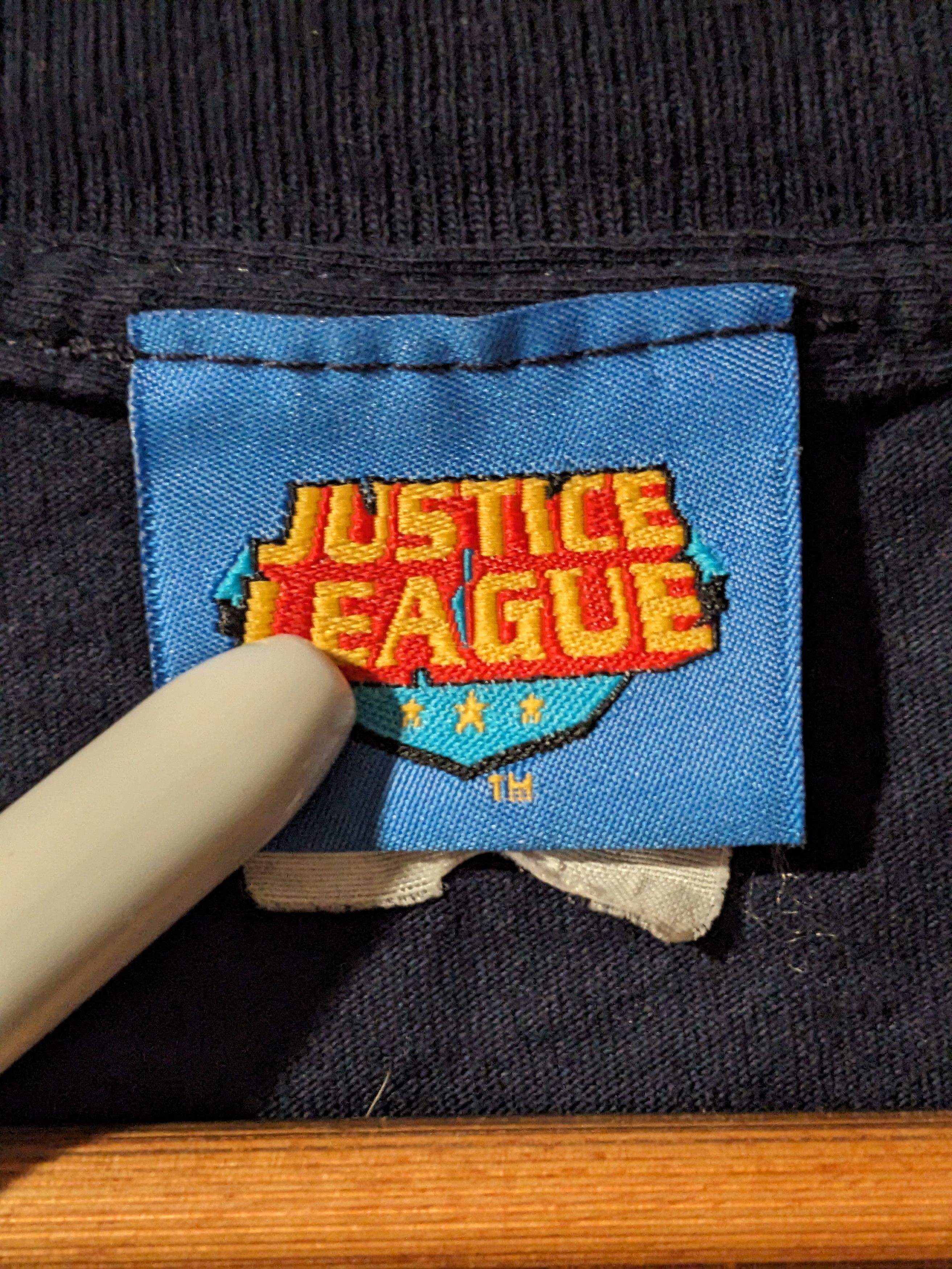 Other Vintage Justice League DC Comic Blue Large T-Shirt Size US L / EU 52-54 / 3 - 3 Thumbnail