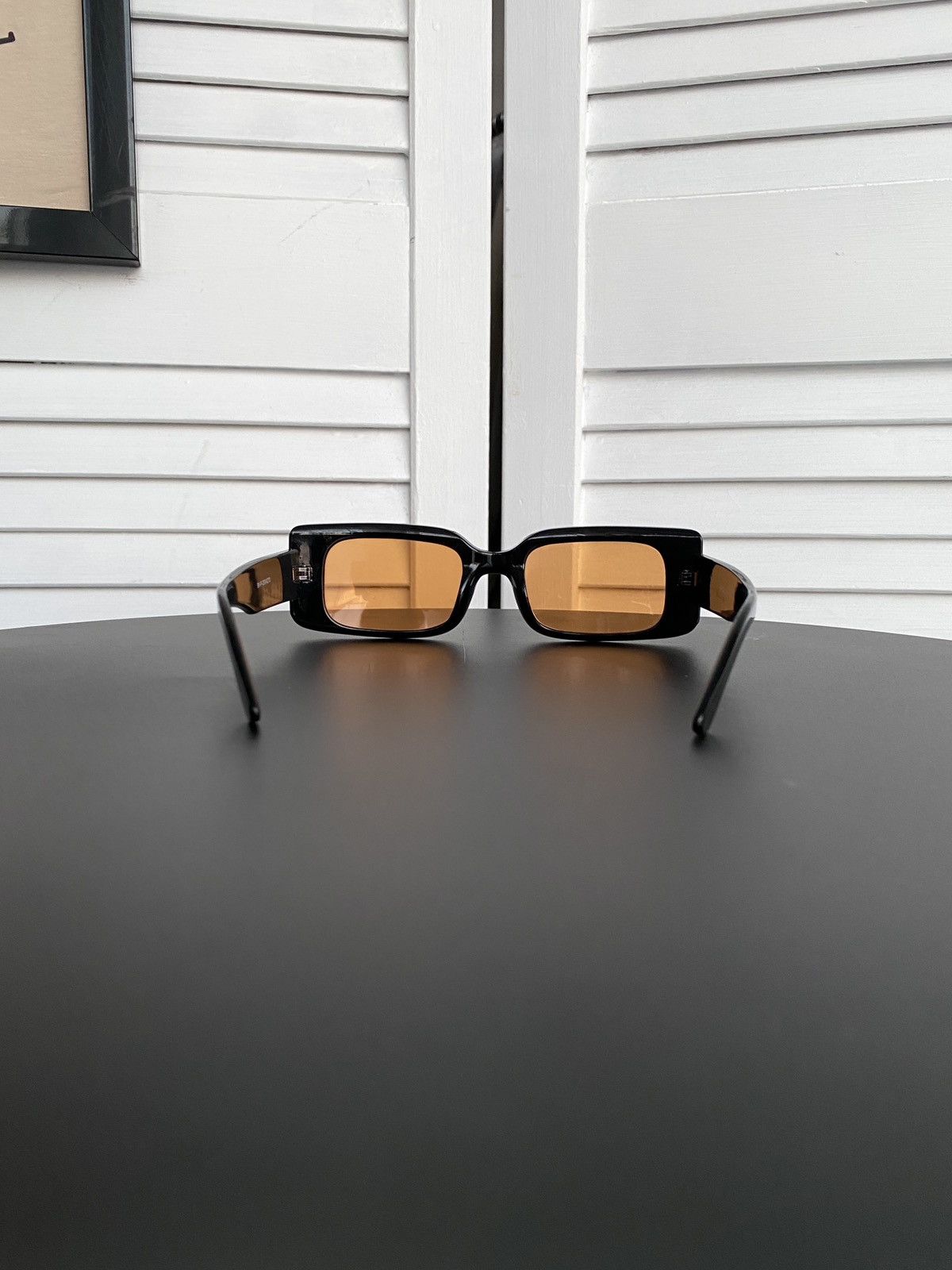 Japanese Brand × Vintage Vintage Y2K Orange Lenses Massive Frame Sunglasses Opium Size ONE SIZE - 7 Thumbnail