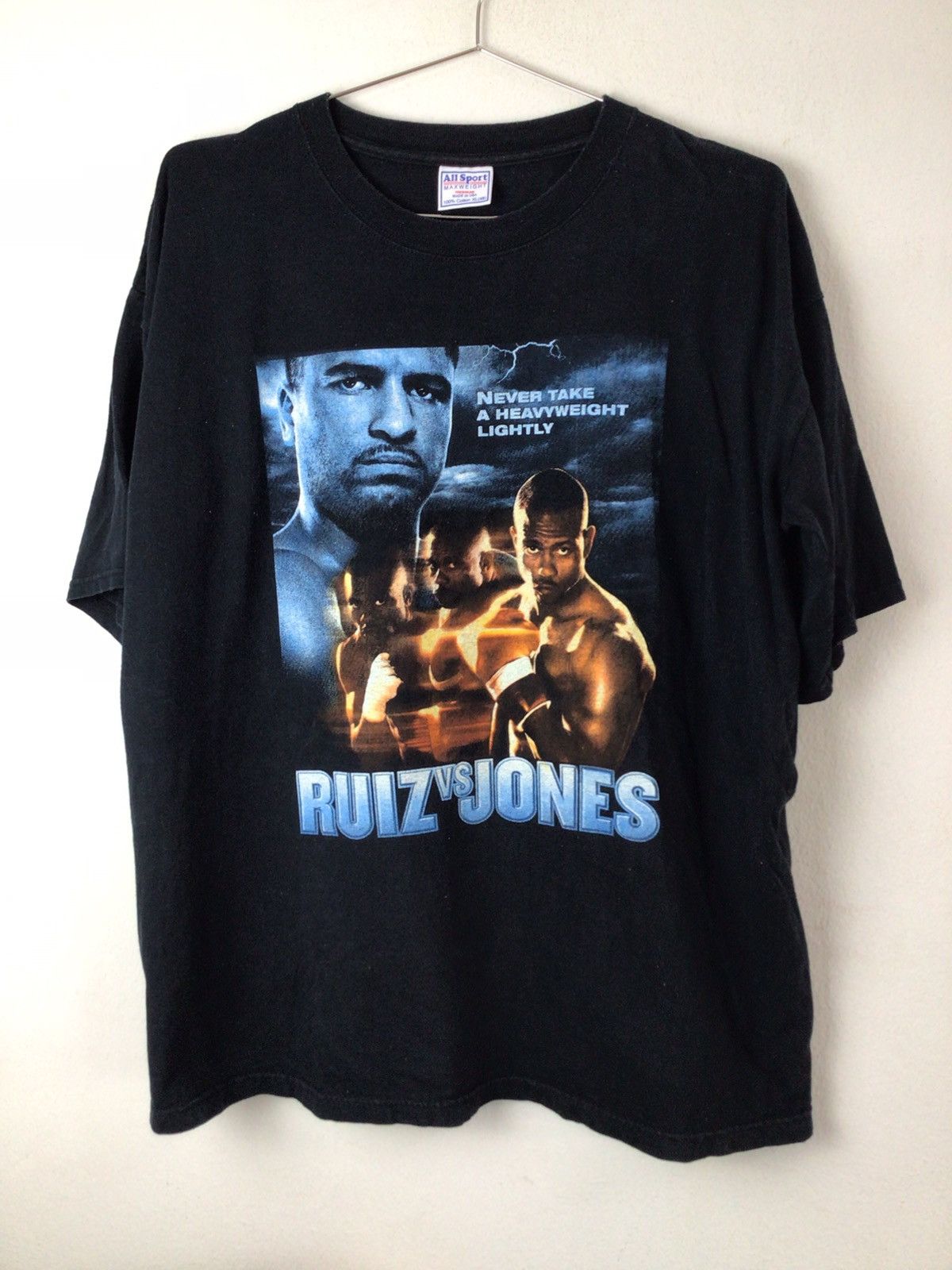 Rap Tees Roy jone VS John ruiz 2003 Size US XL / EU 56 / 4 - 2 Thumbnail