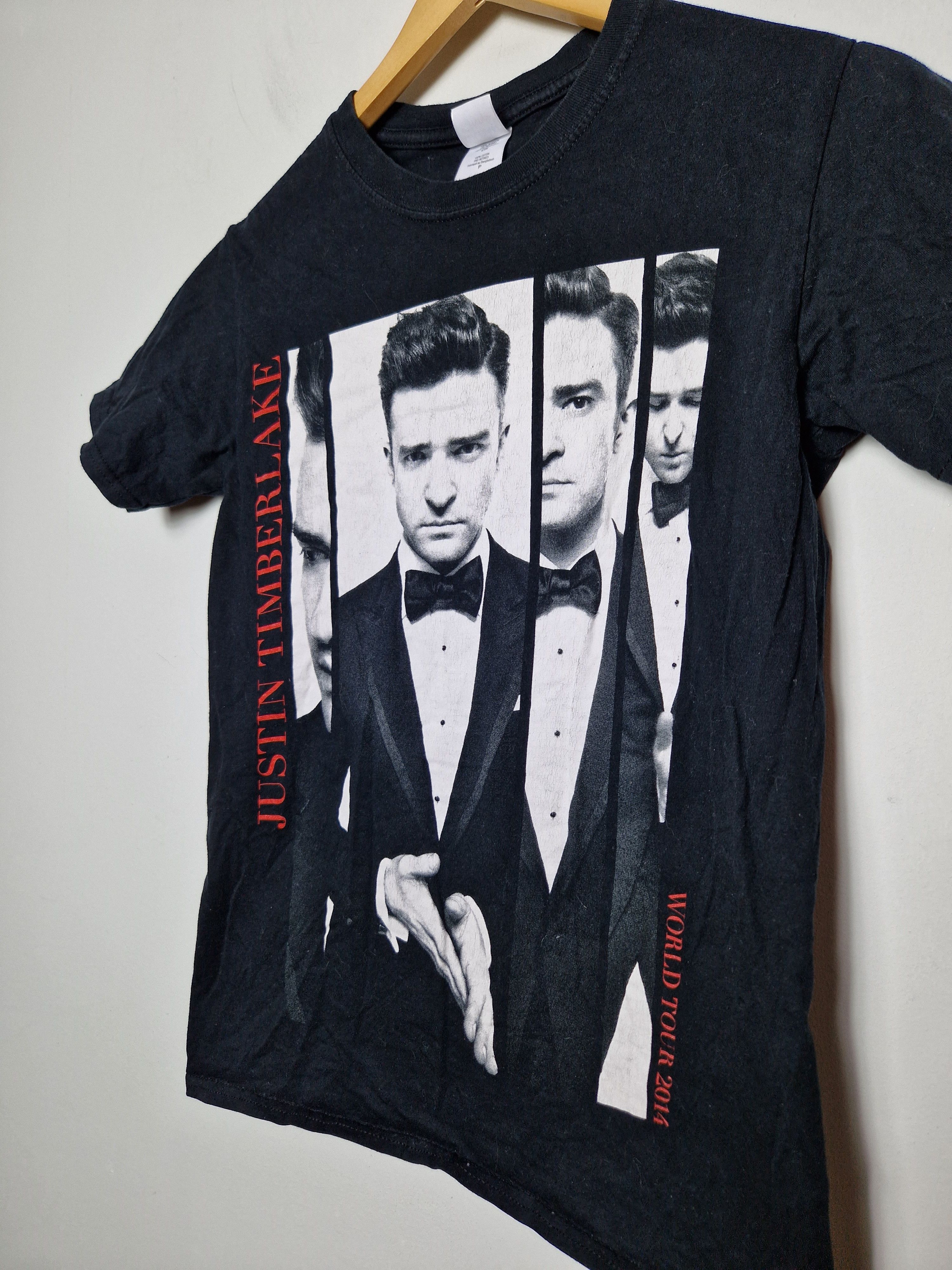 Band Tees × Vintage Justin Timberlake World Tour 2014 og promo tee y2k merch Size US S / EU 44-46 / 1 - 3 Thumbnail