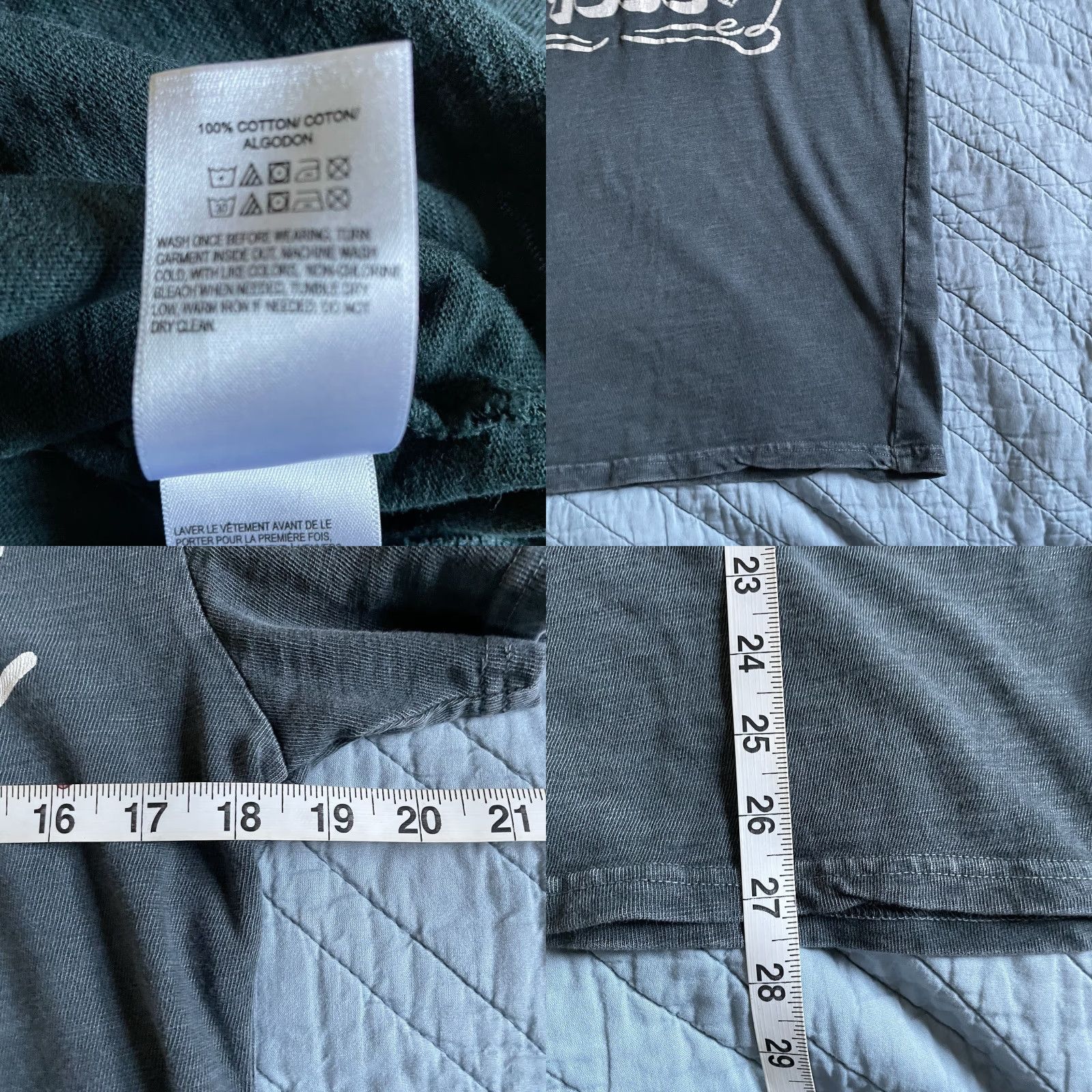 Lucky Brand Lucky Brand Shirt Men’s Medium Gray “Los Angeles 1990” Graphic Tee Short Sleeve Size US M / EU 48-50 / 2 - 8 Thumbnail