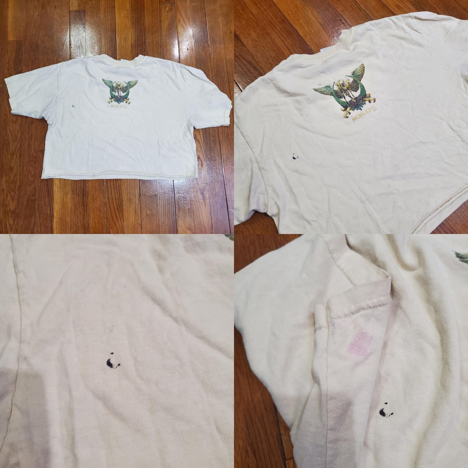 Liquid Blue VINTAGE Grateful Dead Band Shirt Mens Medium White Liquid Blue Cow Palace 2006 Concert Shirt Size US M / EU 48-50 / 2 - 8 Thumbnail