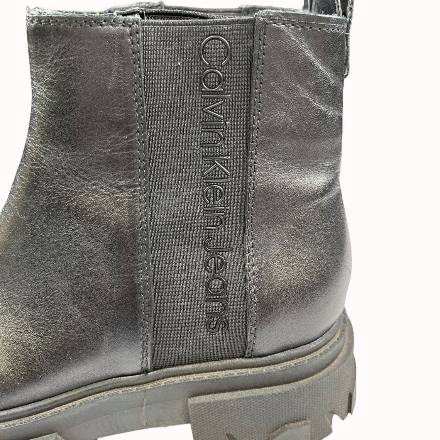 Calvin Klein Calvin Klein Jeans Lorine Women's Black Shoes/Chelsea Boots Size US 7 / IT 37 - 5 Thumbnail