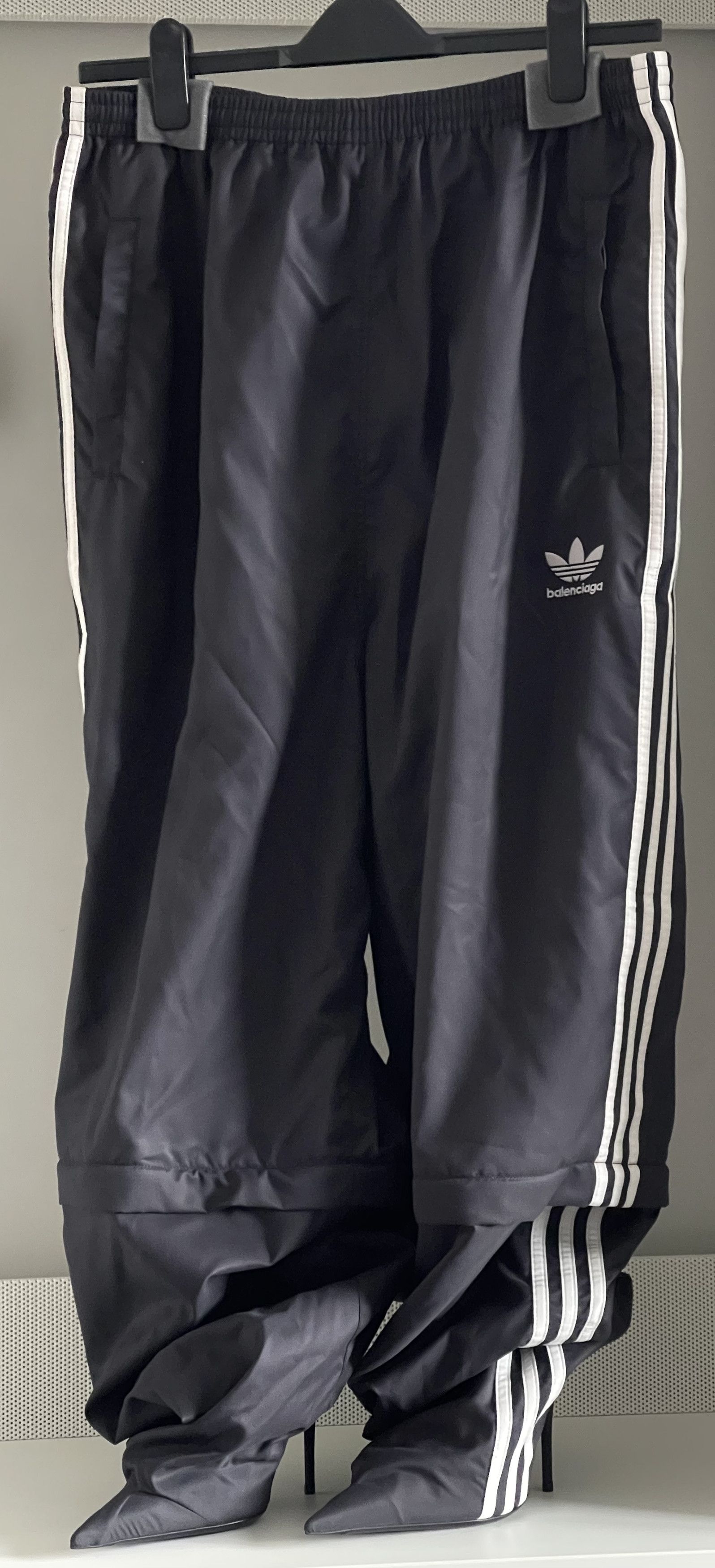 Adidas × Balenciaga Balenciaga x Adidas pantashoes, navy, size 38 Size US 8 / IT 38 - 1 Thumbnail