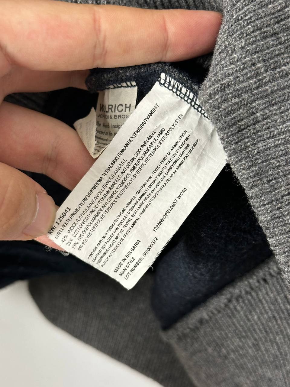 Woolrich Woolen Mills Woolrich Woolen Mills Grey Wool Multipocket Jacket Size US XXL / EU 58 / 5 - 12 Thumbnail