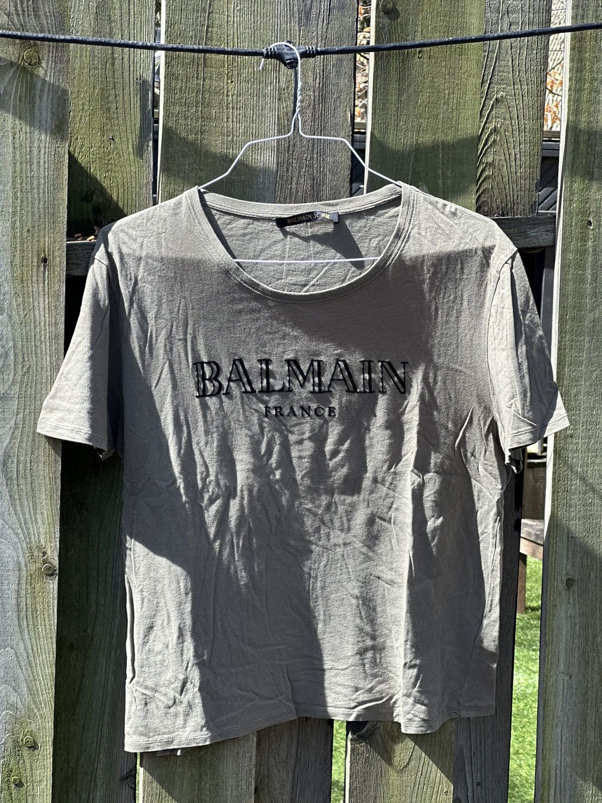 H&m balmain t shirt best sale
