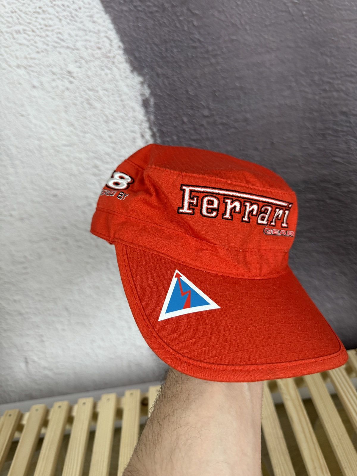 Vintage Ferrari Gear vintage V8 red formula 1 cap Size ONE SIZE - 3 Thumbnail