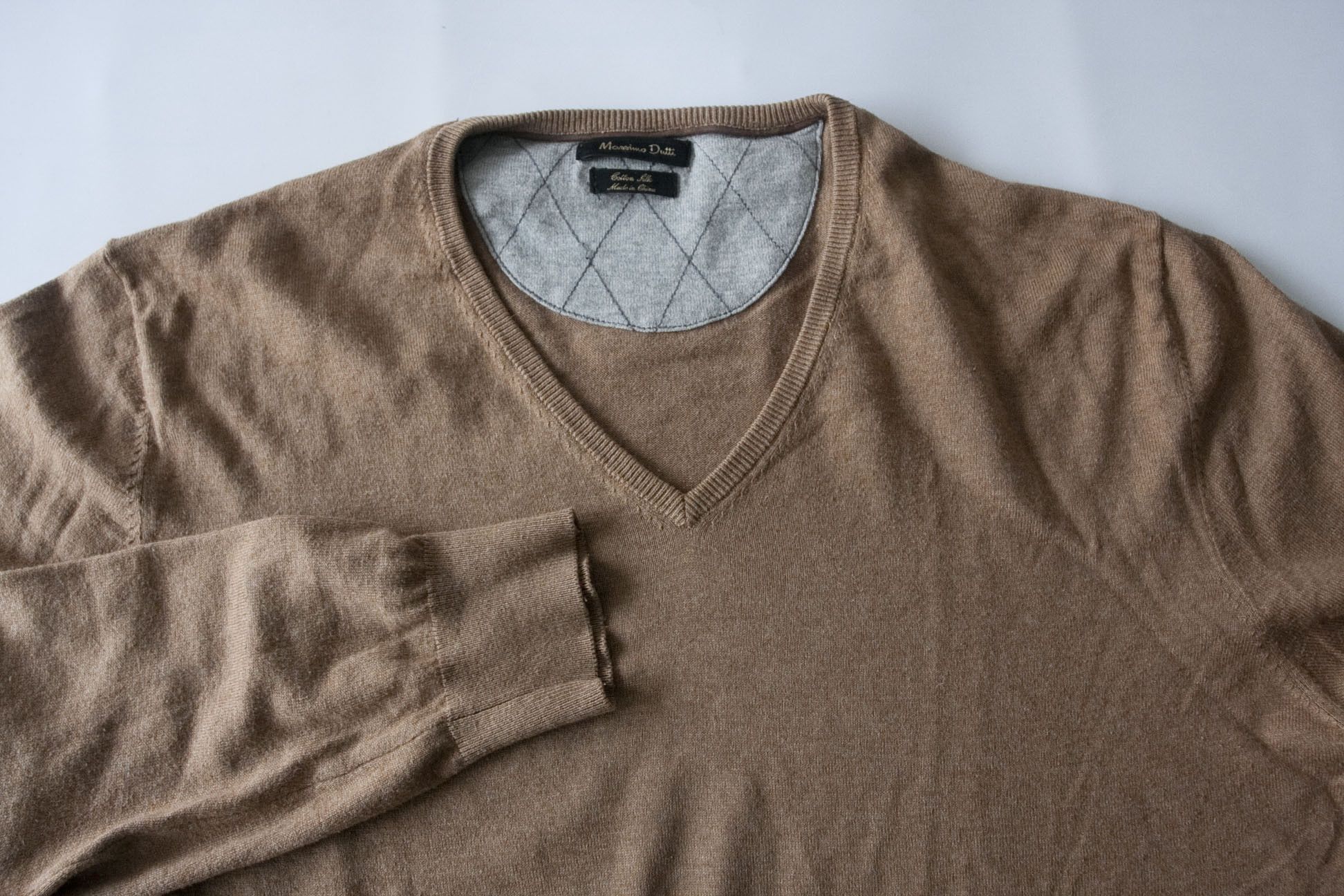 Massimo Dutti Massimo Dutti Sweater Cotton /Silk Size L Brown Size US L / EU 52-54 / 3 - 4 Thumbnail