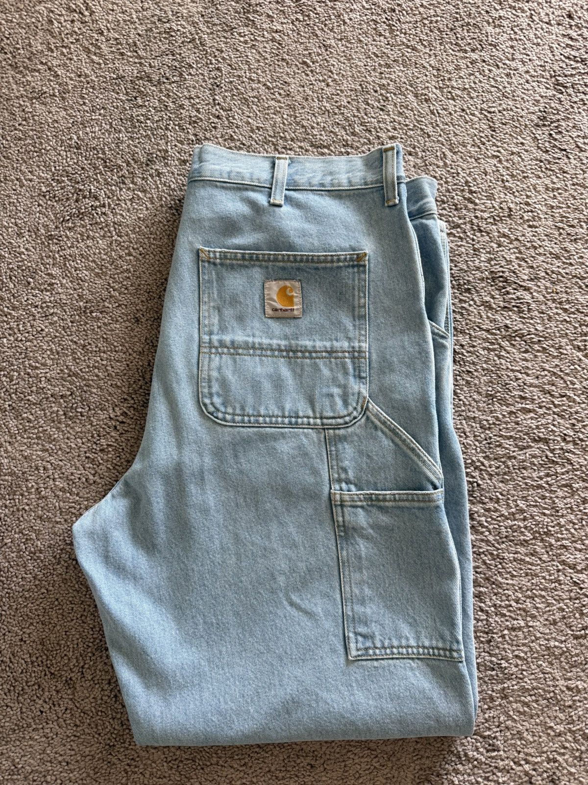 Carhartt Wip Carhartt Wip Single knee Light Wash Size US 38 / EU 54 - 2 Thumbnail