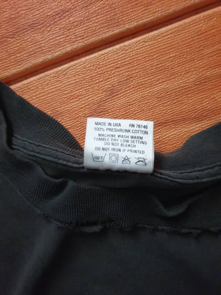 Rusty Vintage Rusty faded black tear Shirt Size US L / EU 52-54 / 3 - 3 Thumbnail