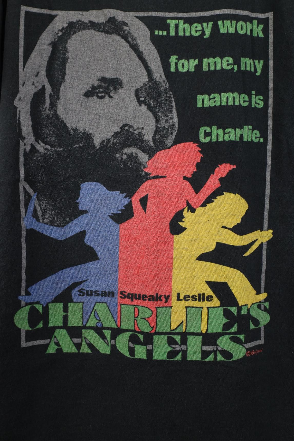 Vintage Vintage 90s Charles Charlie's Angels Short Sleeve T-Shirt Size US XL / EU 56 / 4 - 4 Thumbnail