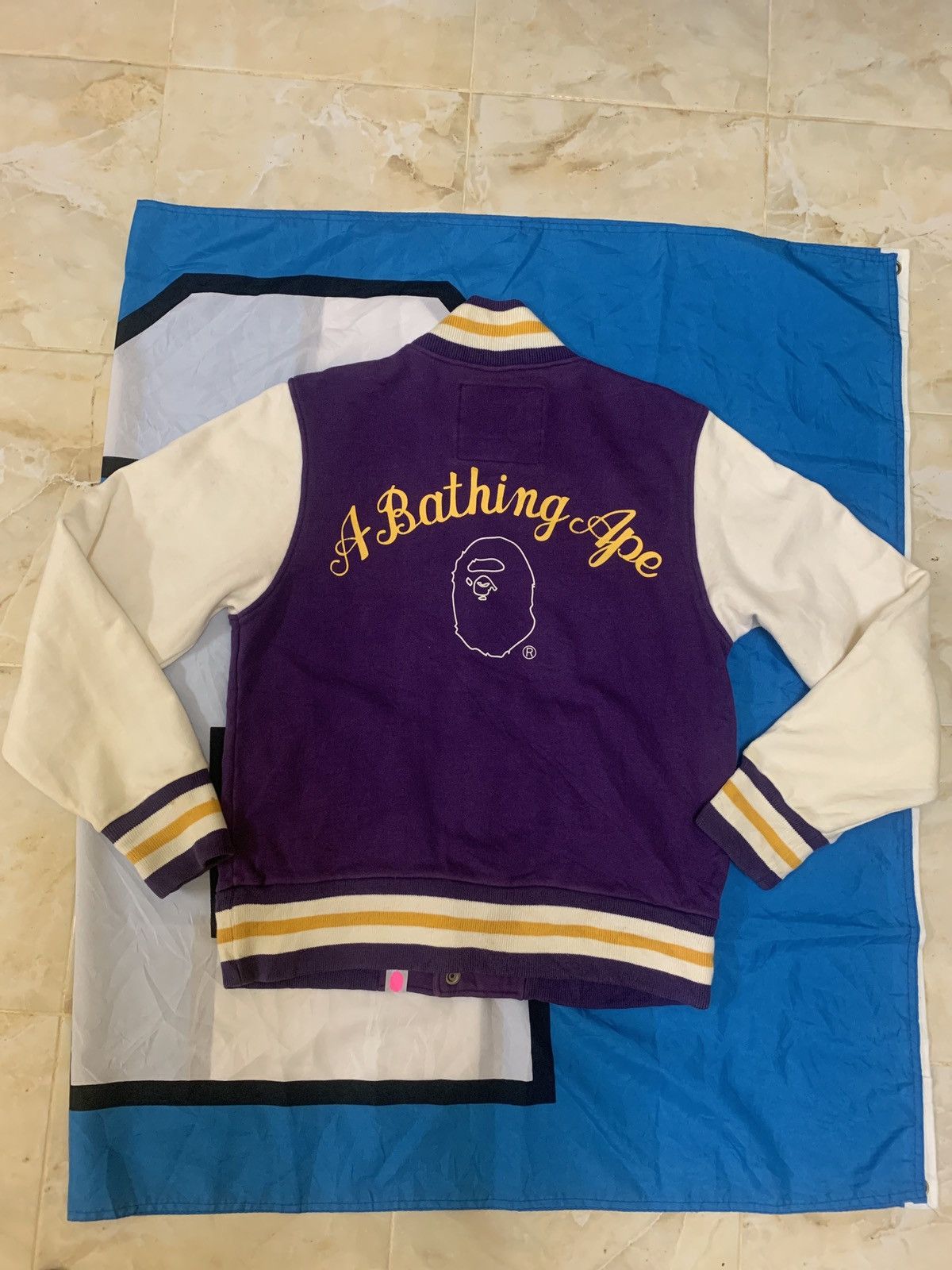 Bape Apee Sweat Varsity Jacket Size XS / US 0-2 / IT 36-38 - 6 Thumbnail