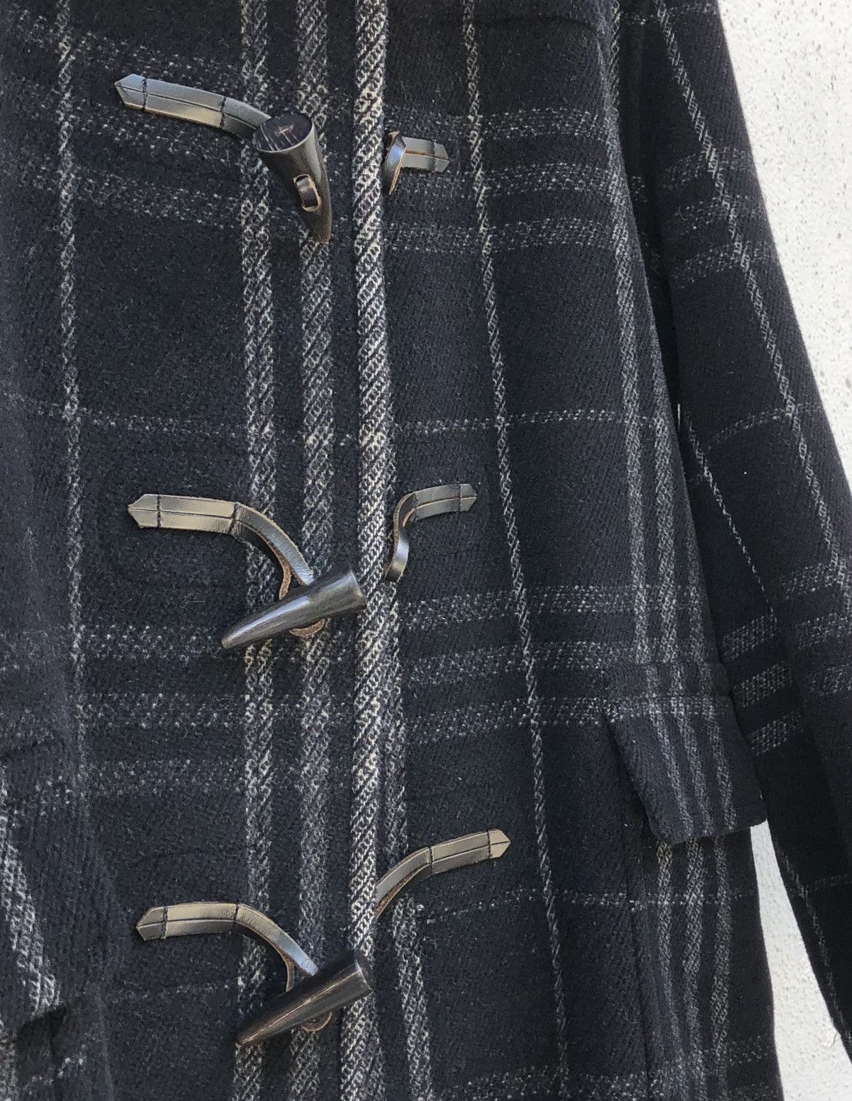 Burberry Authentic Burberry London Novacheck Wool Duffle Coat Jacket Size US M / EU 48-50 / 2 - 12 Thumbnail