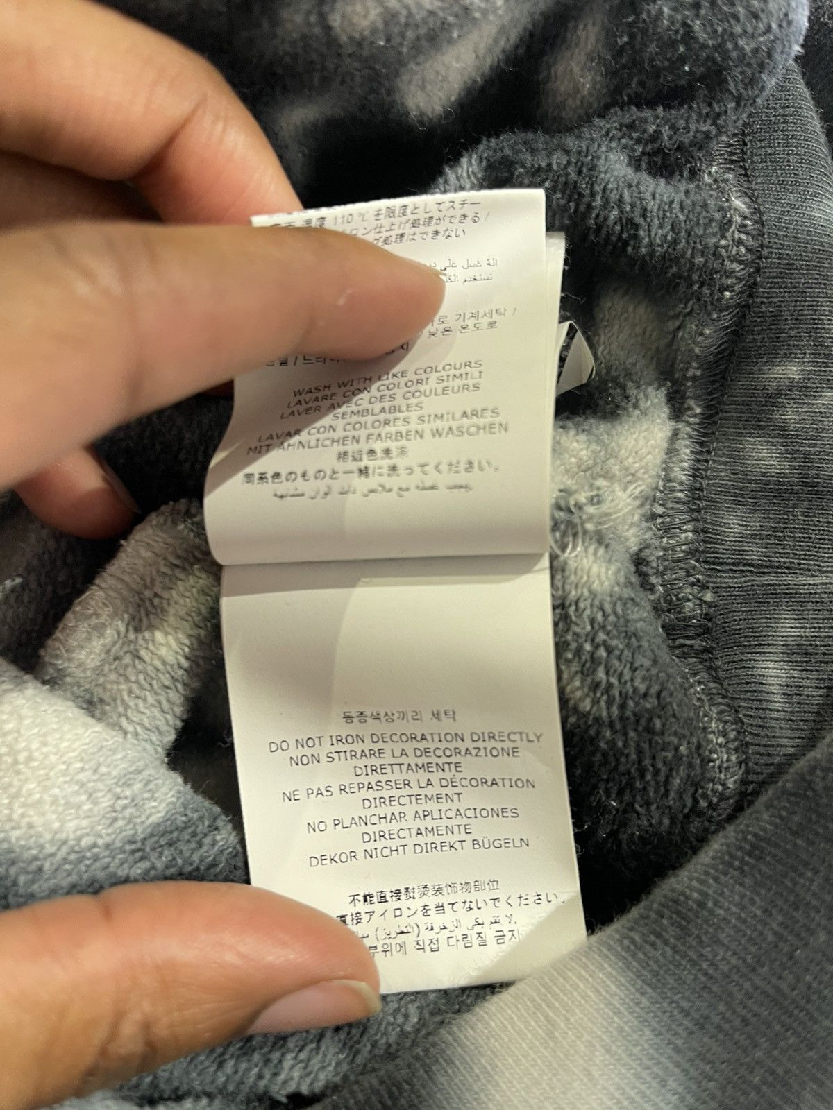 Off-White Off-White Tie Dye “Modern” Hoodie Sz S Size US S / EU 44-46 / 1 - 7 Thumbnail