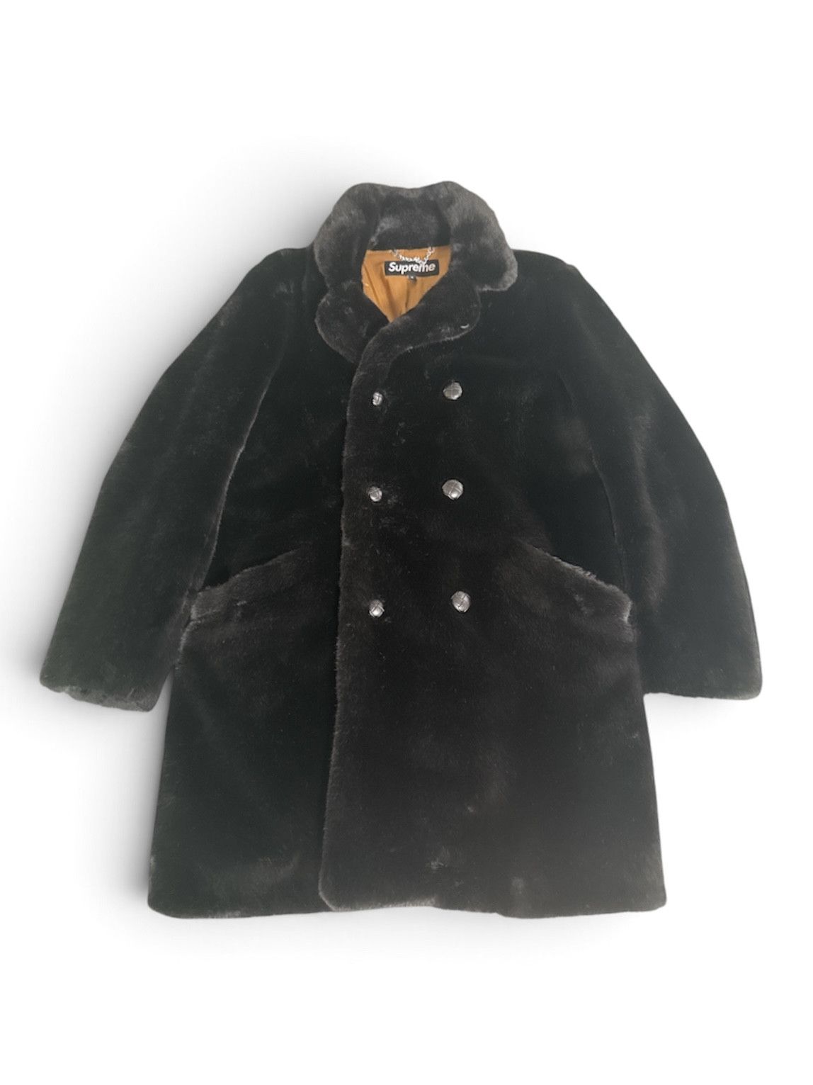 Goretex × Supreme Supreme Croc Faux Fur Overcoat | Grailed