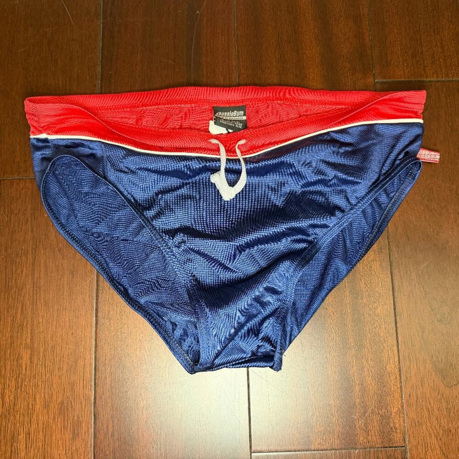 Other AussieBum Men Swim Brief Size Small Red and Navy 8 5 10 Size US 30 / EU 46 - 2 Thumbnail