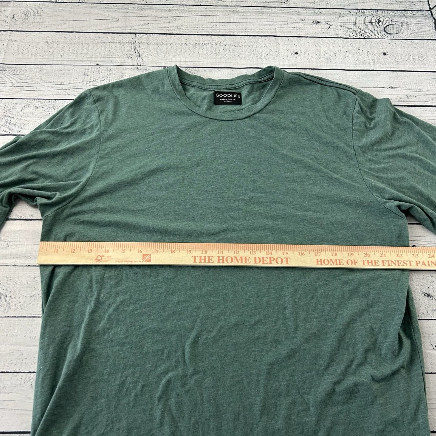 Vintage Goodlife Long Sleeve T Shirt Men 2XL Green Size US XXL / EU 58 / 5 - 4 Thumbnail