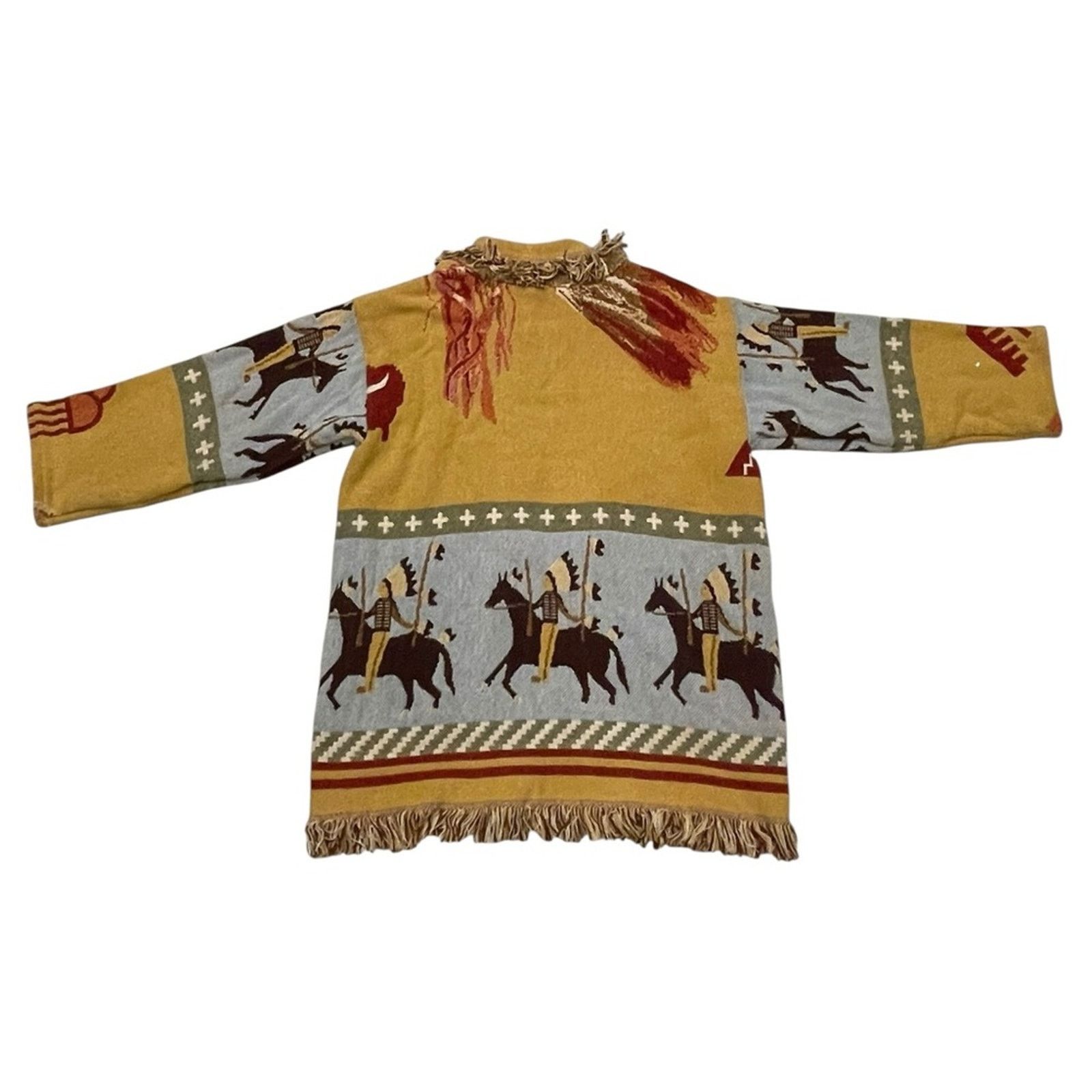 Other Lew Magram Sweater OS Vintage Western Native Art Cardigan Size ONE SIZE - 8 Thumbnail