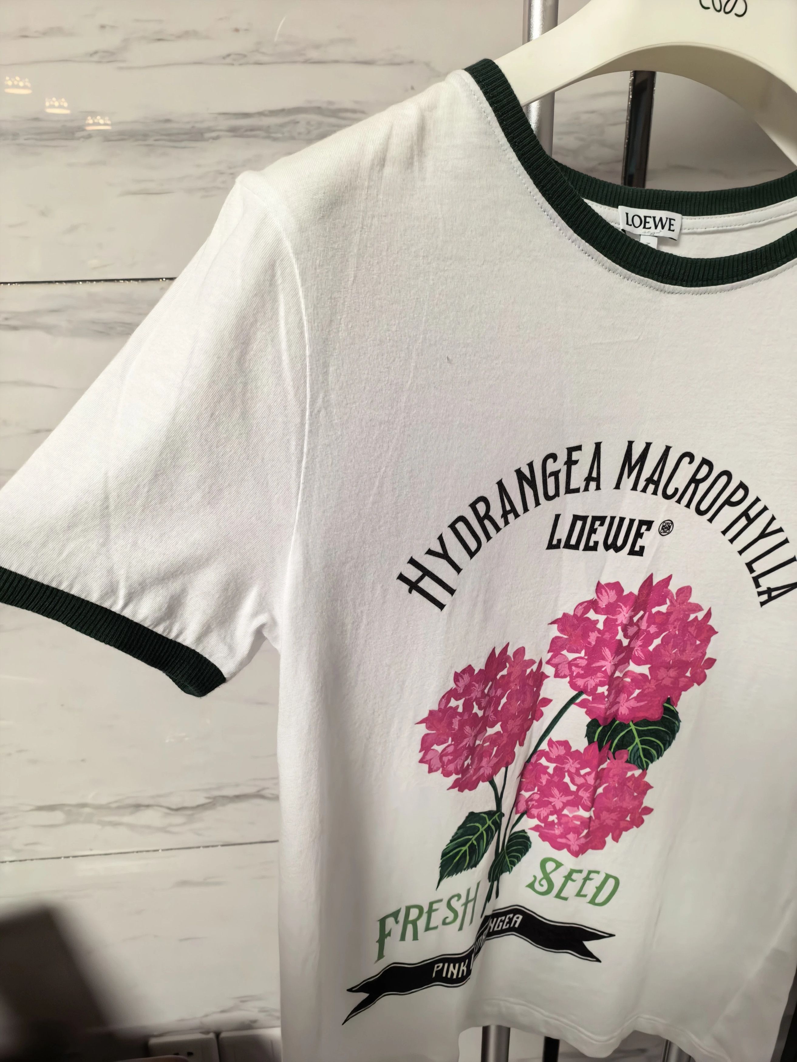 Loewe LOEWE SS23 S Floral Print Logo Short Sleeve T-shirt Size S / US 4 / IT 40 - 8 Thumbnail