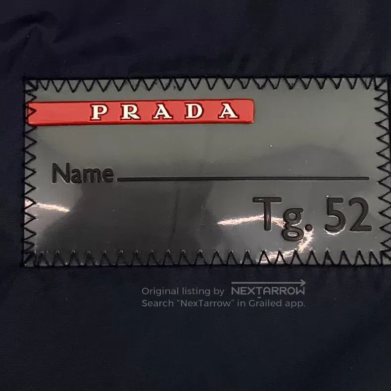 Prada Prada Black triangle hooded zipper long-sleeved jacket Size US L / EU 52-54 / 3 - 7 Thumbnail