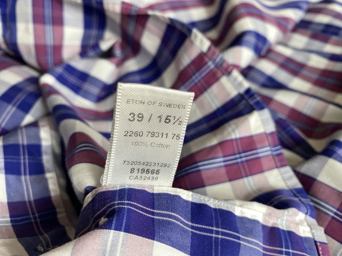 Designer Eton Contemporary check ls shirt Size US M / EU 48-50 / 2 - 5 Thumbnail