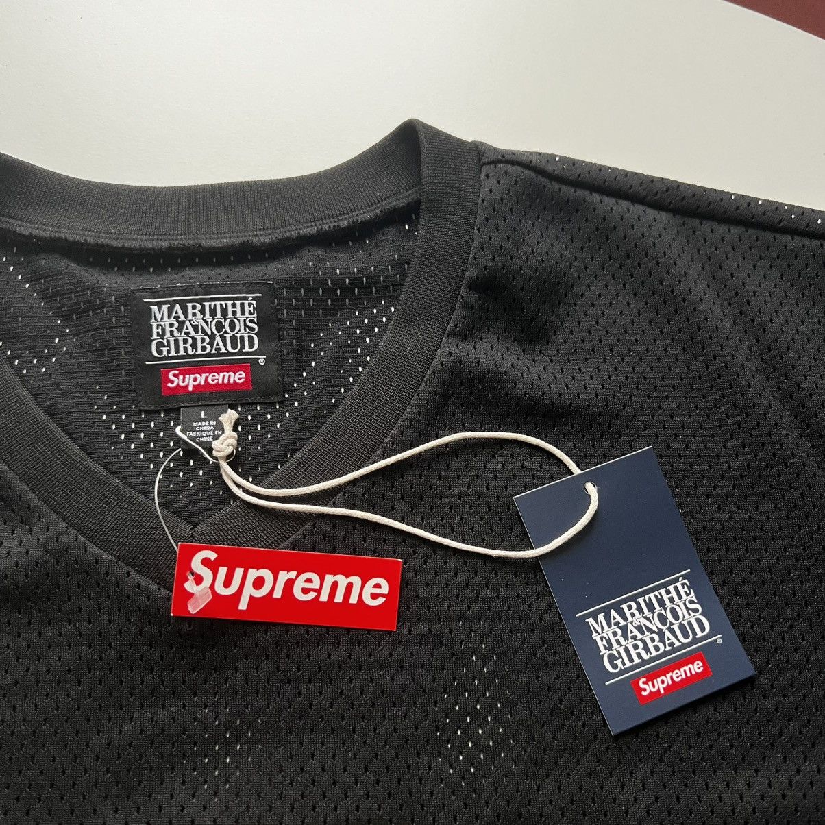 Supreme Supreme Marithé + François Girbaud Hockey Jersey Black L Size US L / EU 52-54 / 3 - 4 Thumbnail