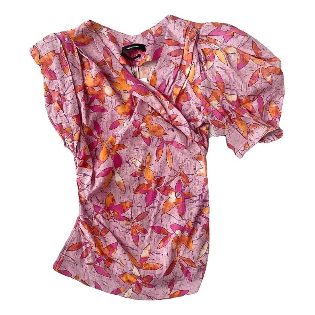 Isabel Marant Isabel Marant floral Madinea asymmetrical Blouse Size S / US 4 / IT 40 - 4 Thumbnail
