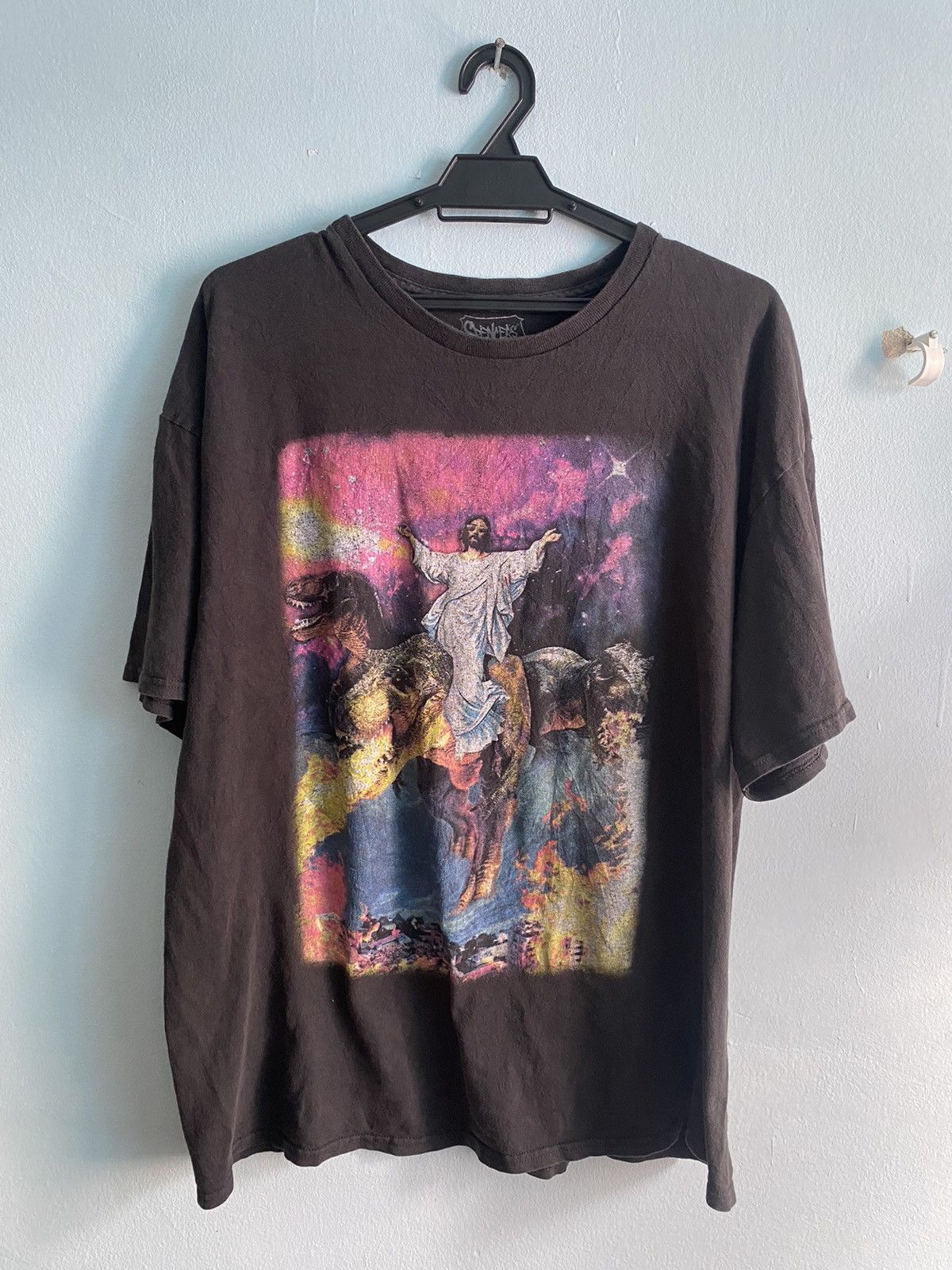 Band Tees × Vintage Y2k Spencers Overprint center Trex Singer🚀 Size US XL / EU 56 / 4 - 1 Thumbnail