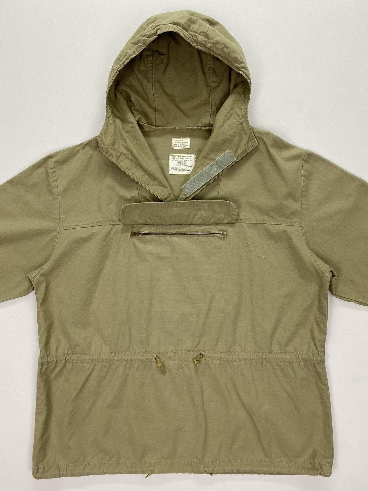 Japanese Brand Houston Dirty Distressed Ripstop Anorak Size US M / EU 48-50 / 2 - 7 Thumbnail